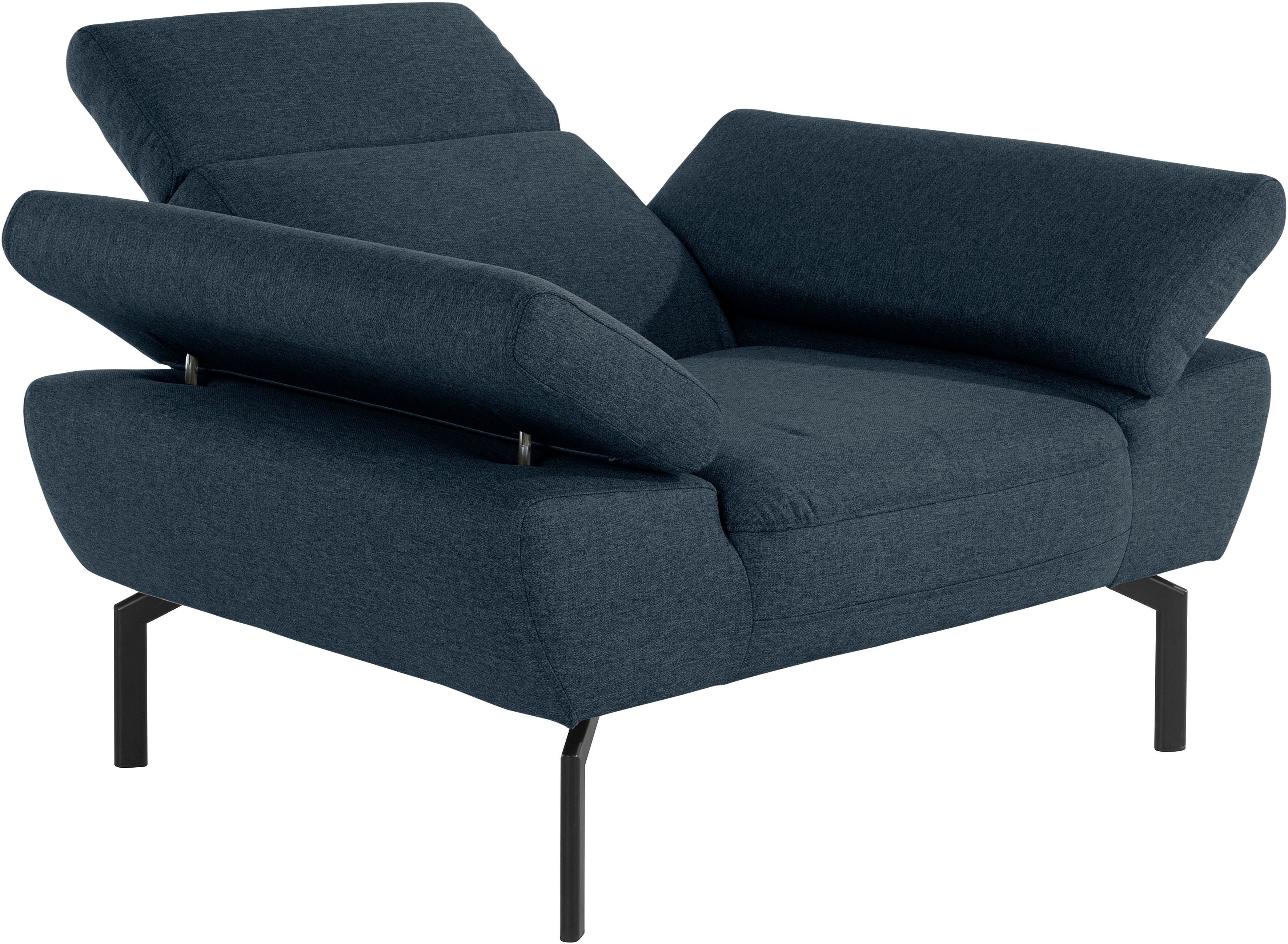 Places of Style Sessel Trapino in Luxus-Microfaser Rückenverstellung, wahlweise Lederoptik Luxus, mit