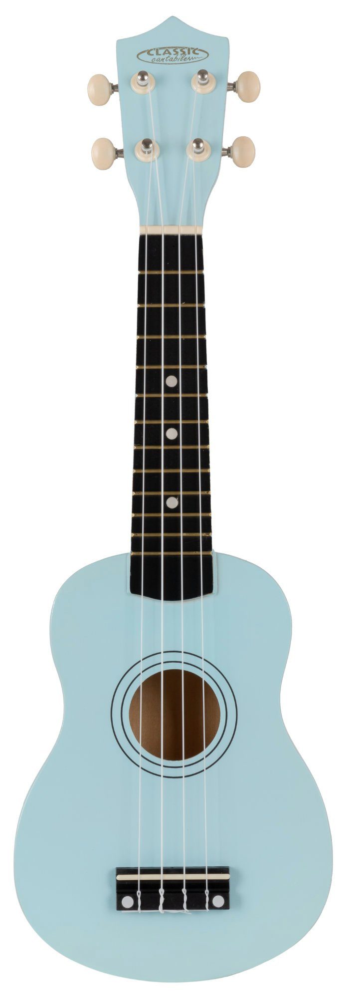 Classic Cantabile Ukulele US-50, Sopranukulele, Ukulele mit 12 Bünden