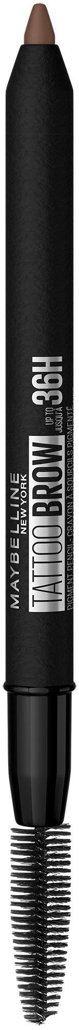 MAYBELLINE NEW YORK Augenbrauen-Stift TATTOO BROW 36H PENCIL, mit Bürste