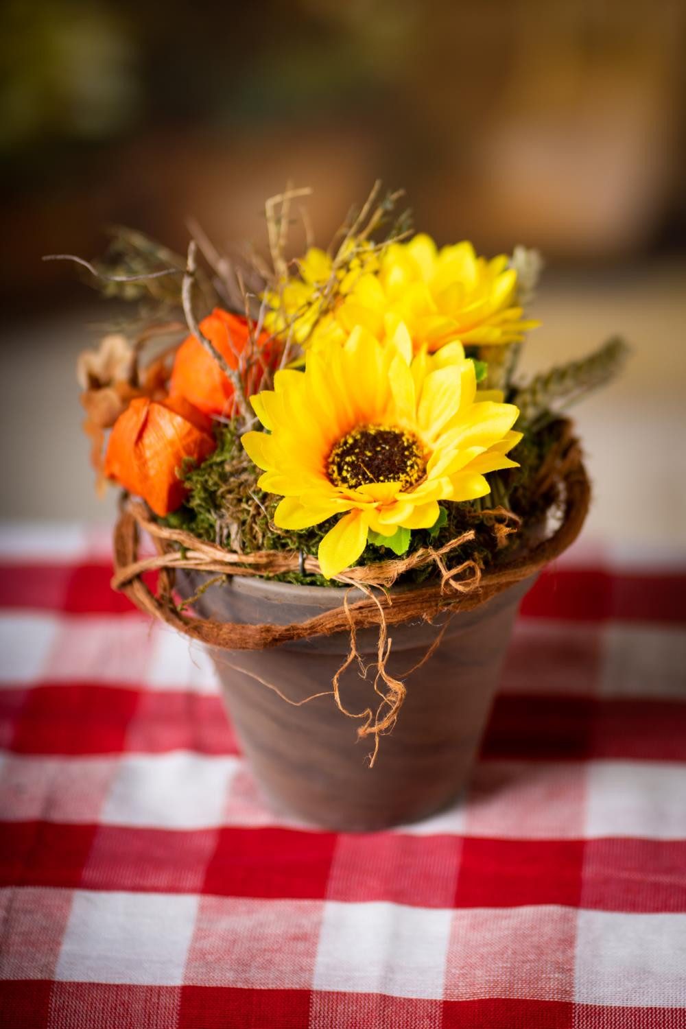 CreaFlor Home Dekokranz Herbstfloristik, Gelb, Motiv: günstig online kaufen