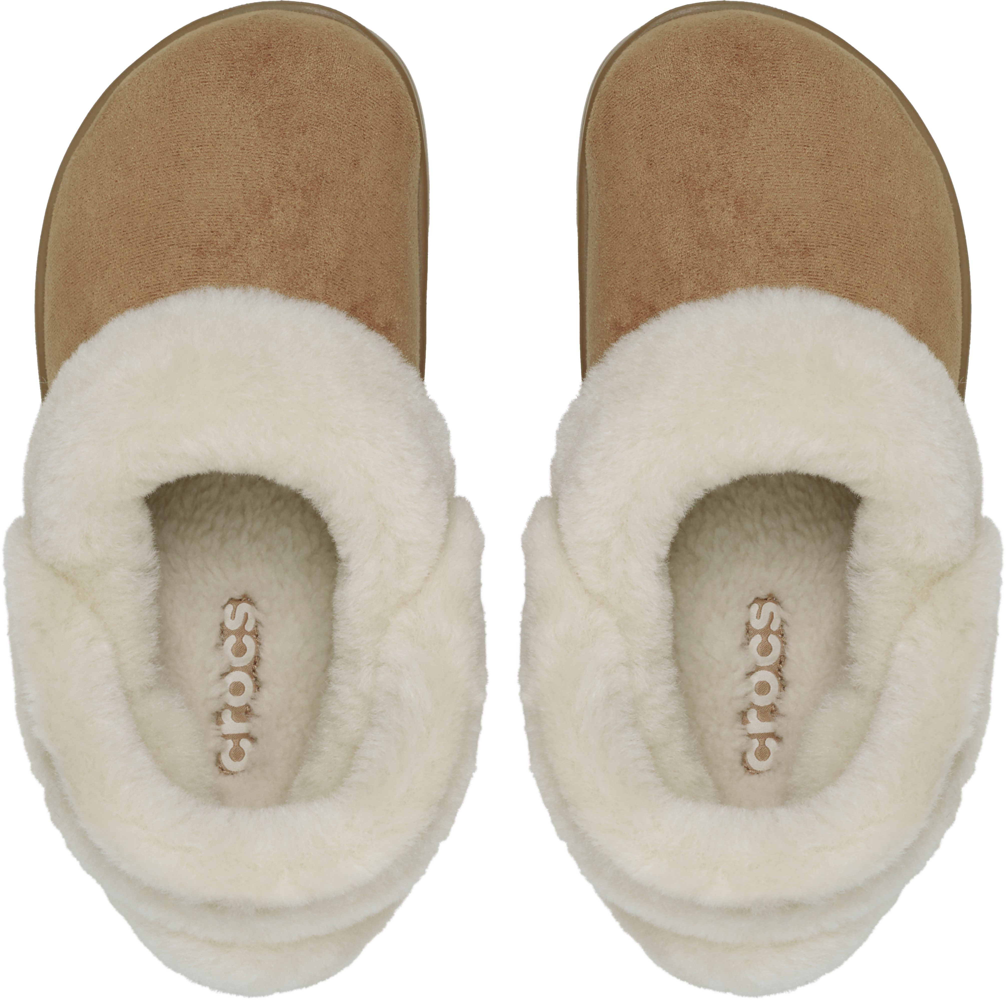 Crocs Unfurgettable Vegan Suede Clog Hausschuh Schlupfschuh, Homeslipper mit Warmfutter – Bild 5 von 5