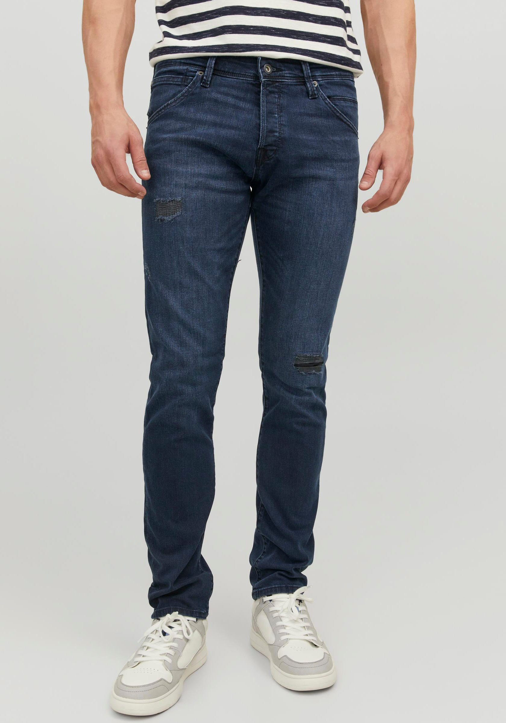 Apotheke Jack & Jones Slim-fit-Jeans JOS 50SPS 047 denim-blue JJFOX JJIGLENN