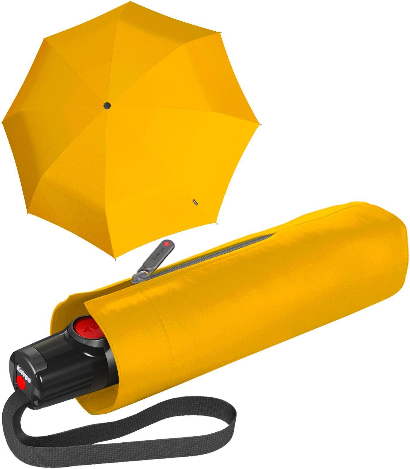 Knirps® Taschenregenschirm T.100 Duomatic mit Auf-Zu-Automatik, kleiner Automatikschirm für die Handtasche