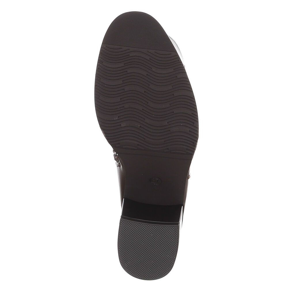 Ital-Design Damenstiefel mit Blockabsatz und Stretch-Einsätzen Stiefel (92269082) Blockabsatz Stiefel in Braun