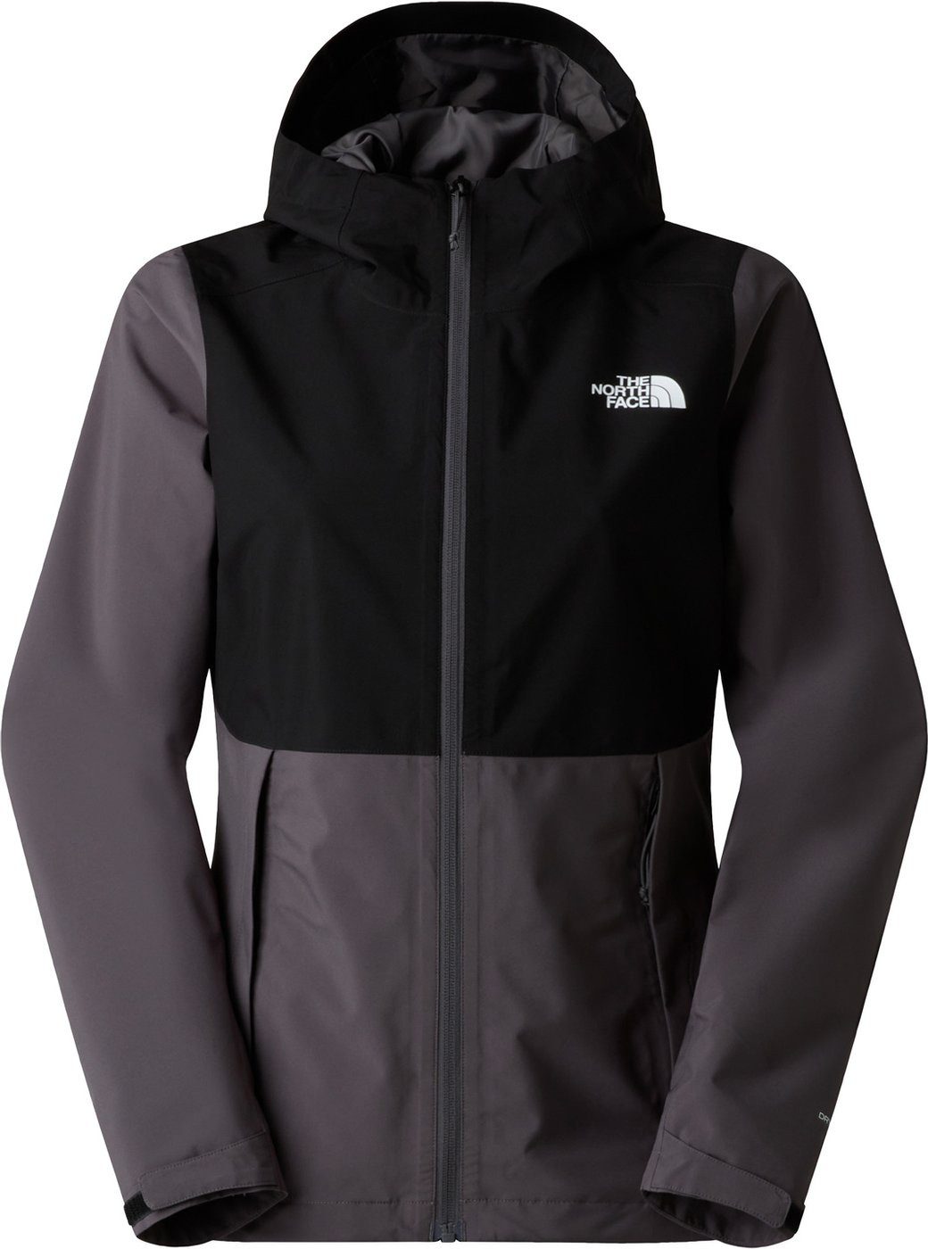 The North Face Outdoorjacke W ODLES RAIN JACKET ANTHRACITE GREY/TNF BLA