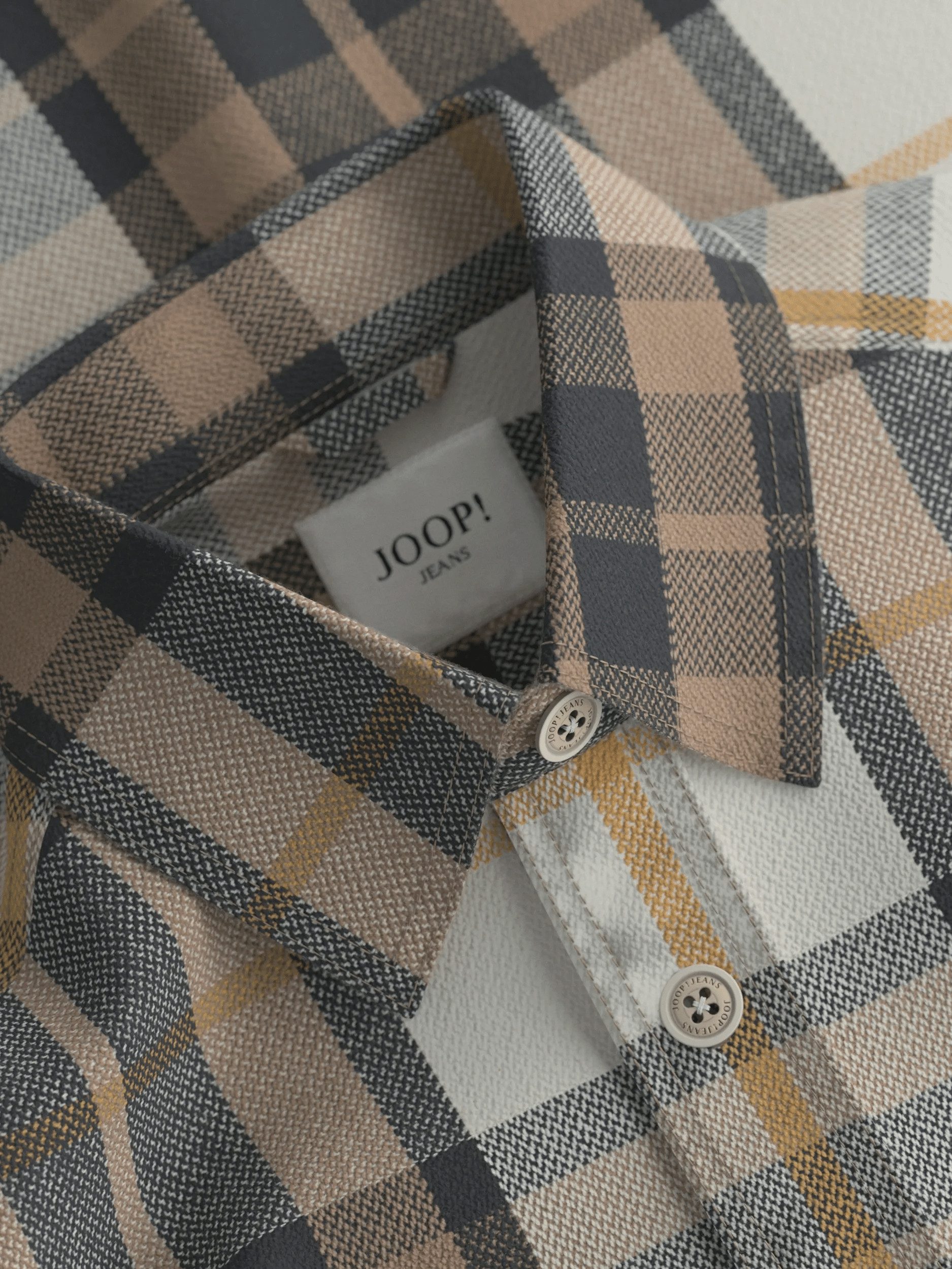 Joop Jeans Langarmhemd Hadi Regular fit mit Karomuster
