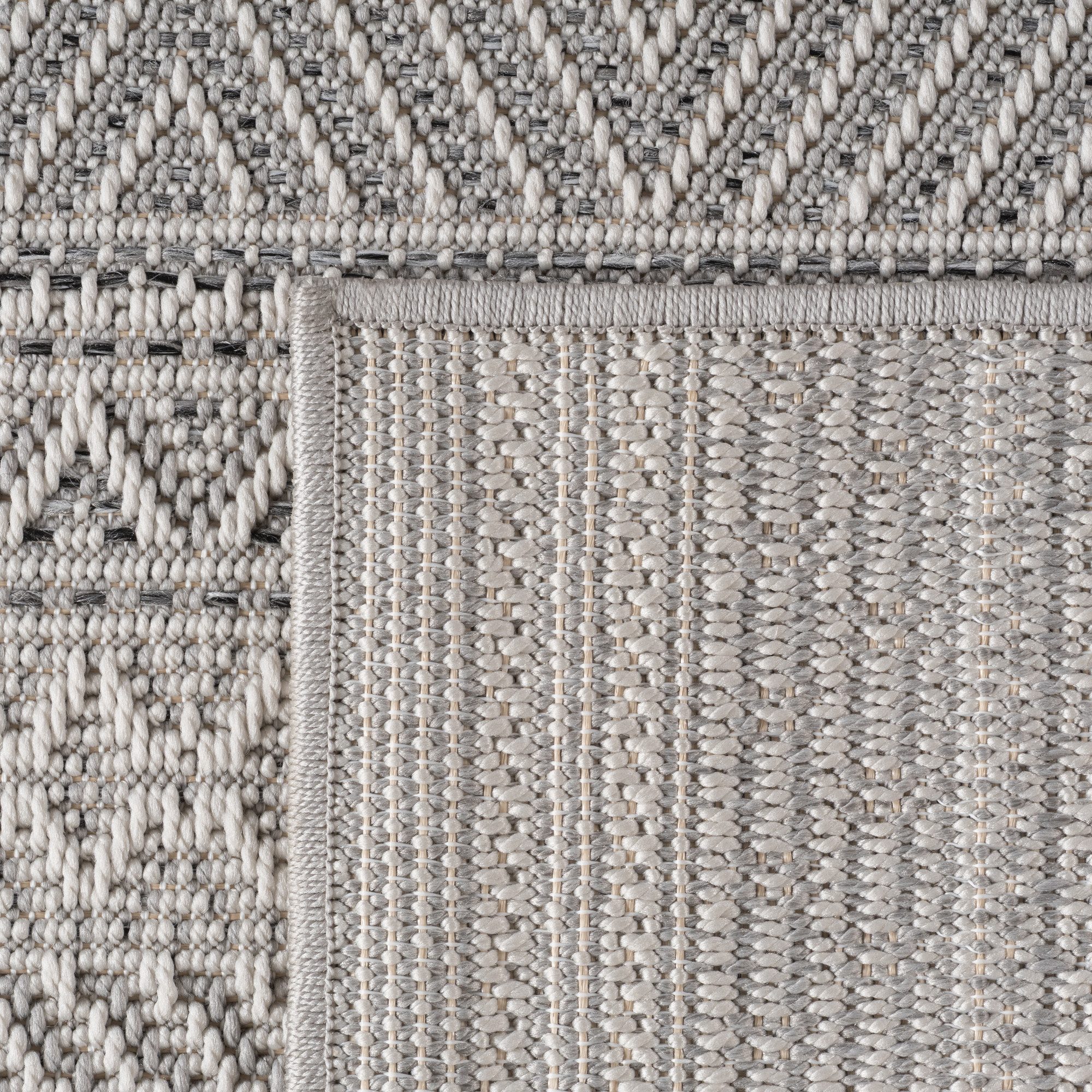 SIMPEX24 Outdoorteppich Boho Design, Läufer, Höhe: 5 mm, Outdoor Teppich Wetterfest Modern Design Wohnzimmer Küchen Terrasse