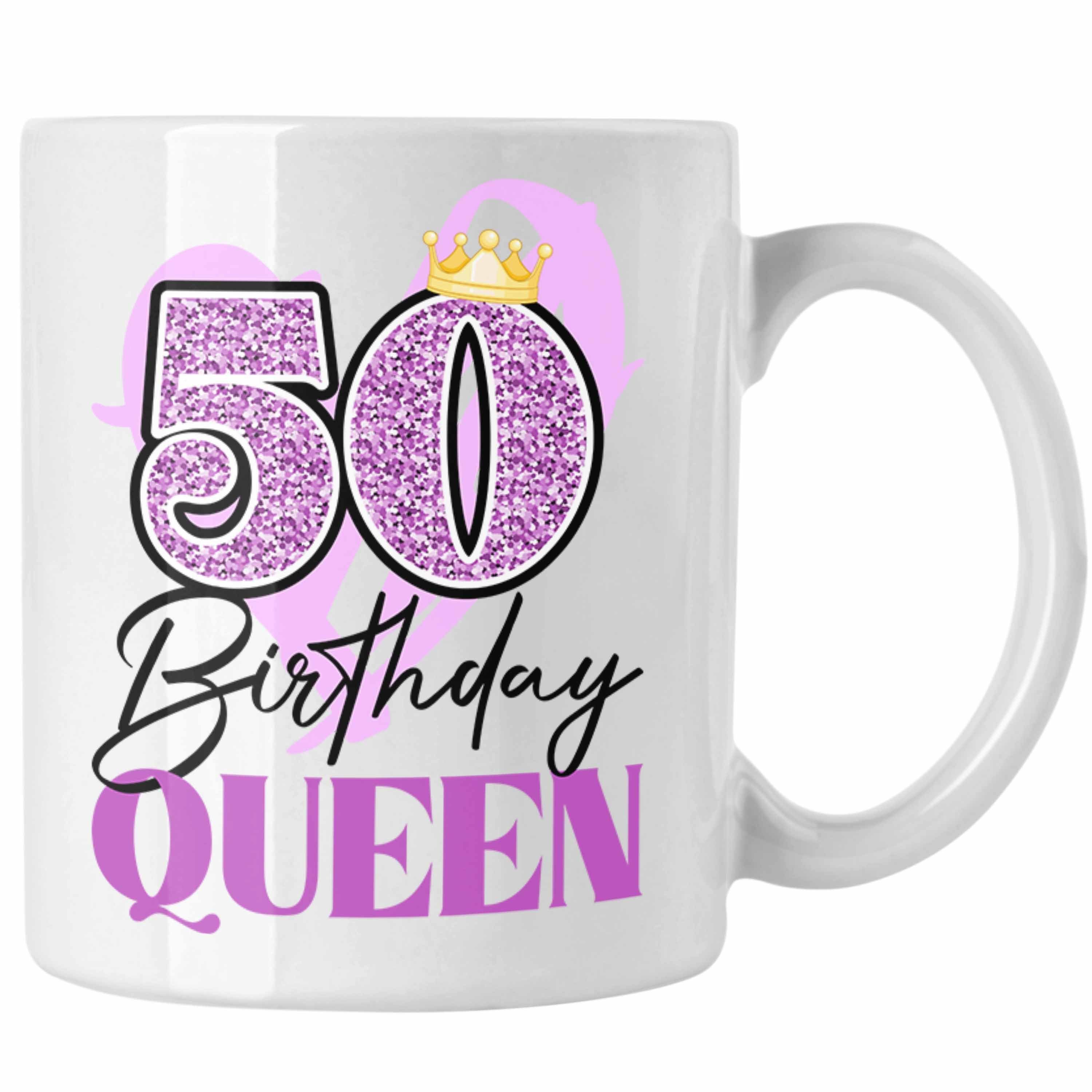 50 Mutter Geschenkidee Geburtstag 50er Frauen Frau Geschenk Tasse Weiss Trendation Trendation Tasse 50. Lustig - Geschenke