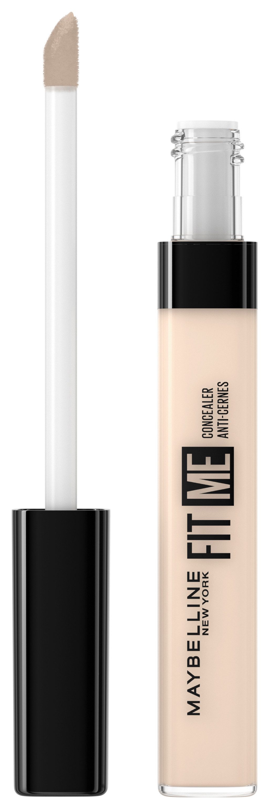 MAYBELLINE NEW YORK Concealer FIT ME! CONCEALER, mit hoher Deckkraft, hellt dunkle Stellen unter den Augen auf