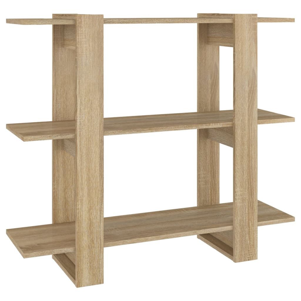 vidaXL Bücherregal Bücherregal/Raumteiler Sonoma-Eiche 100x30x87 cm, günstig online kaufen