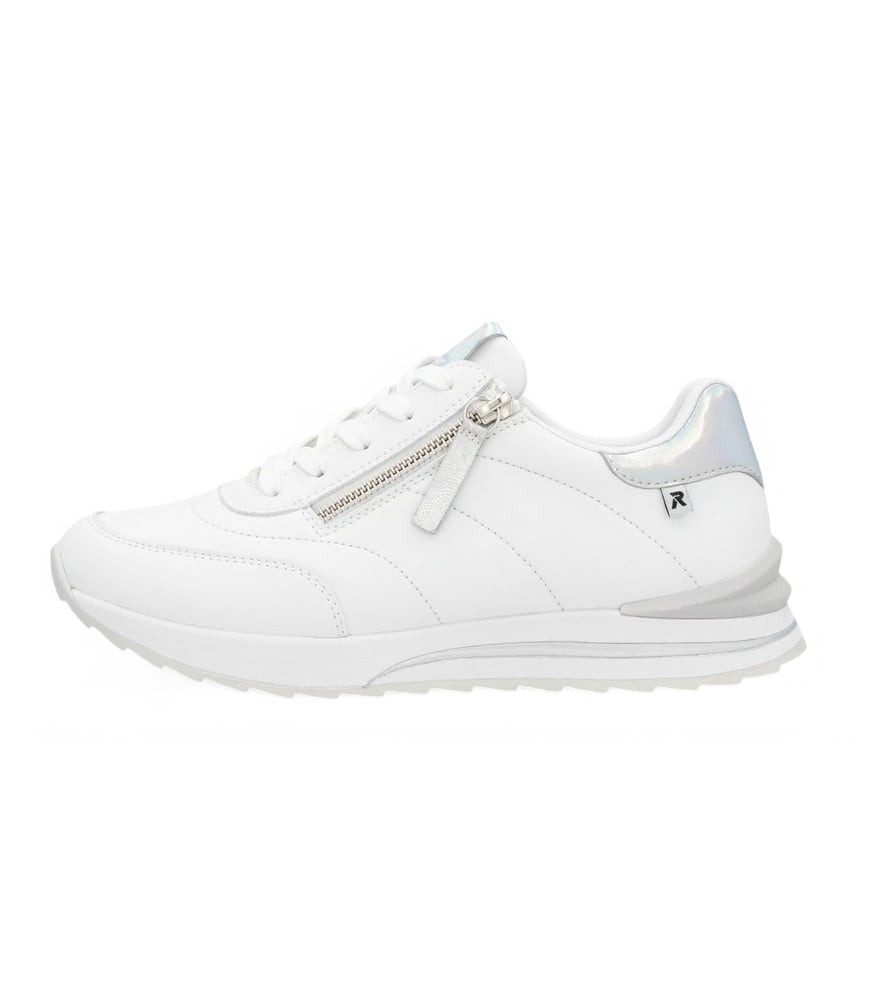 Rieker (Glattleder) W2402 weiss Damen Sneaker