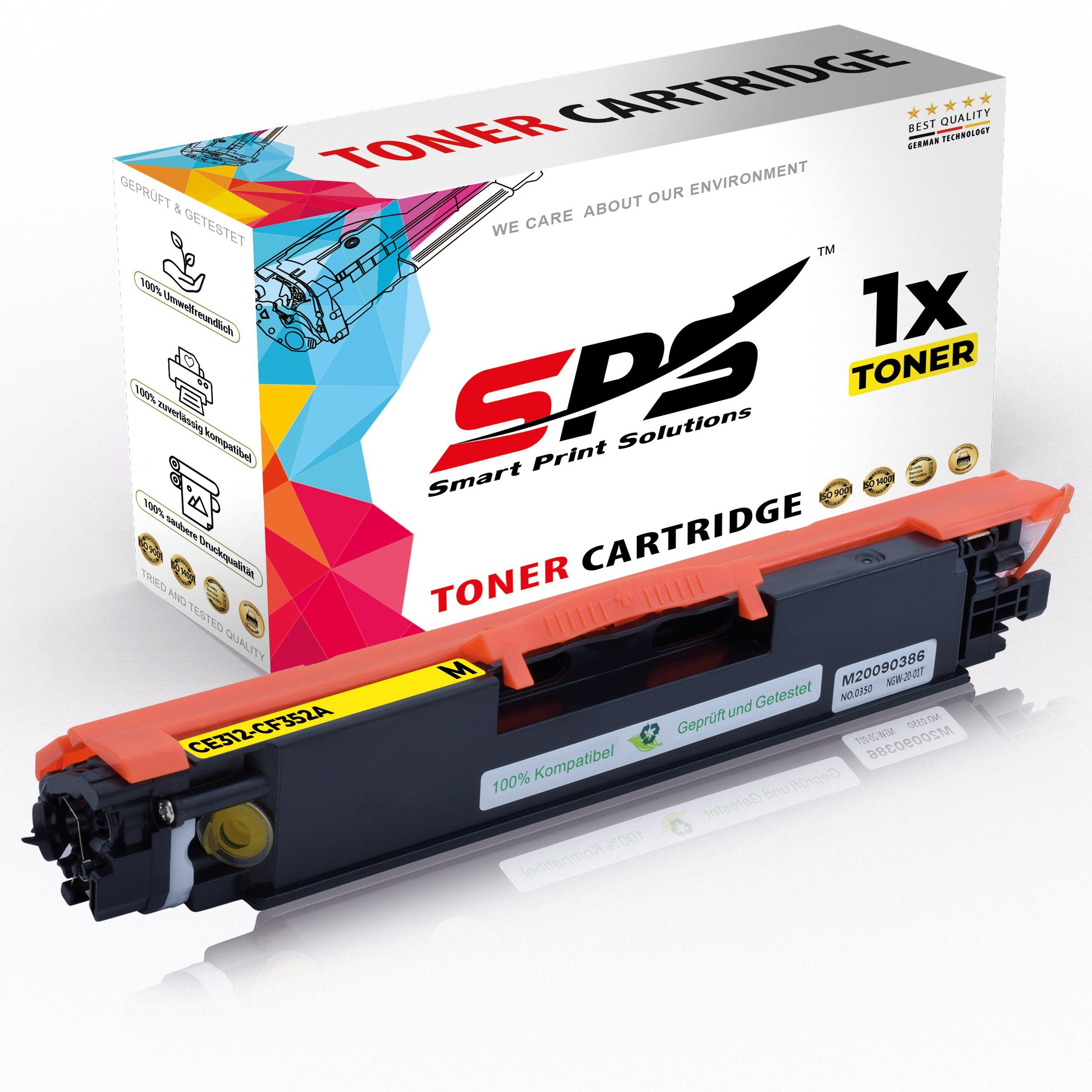 Toner-Kartusche, Tonerkartusche für Pack) HP (1er Kompatibel 176 Pro Laserjet M MFP (CF352A/130A) SPS