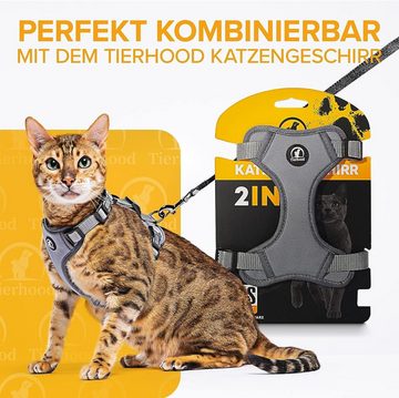 Tierhood Hundeleine Schleppleine 5m / 10m / 15m für Hunde & Katzen [Federleicht] - Leine