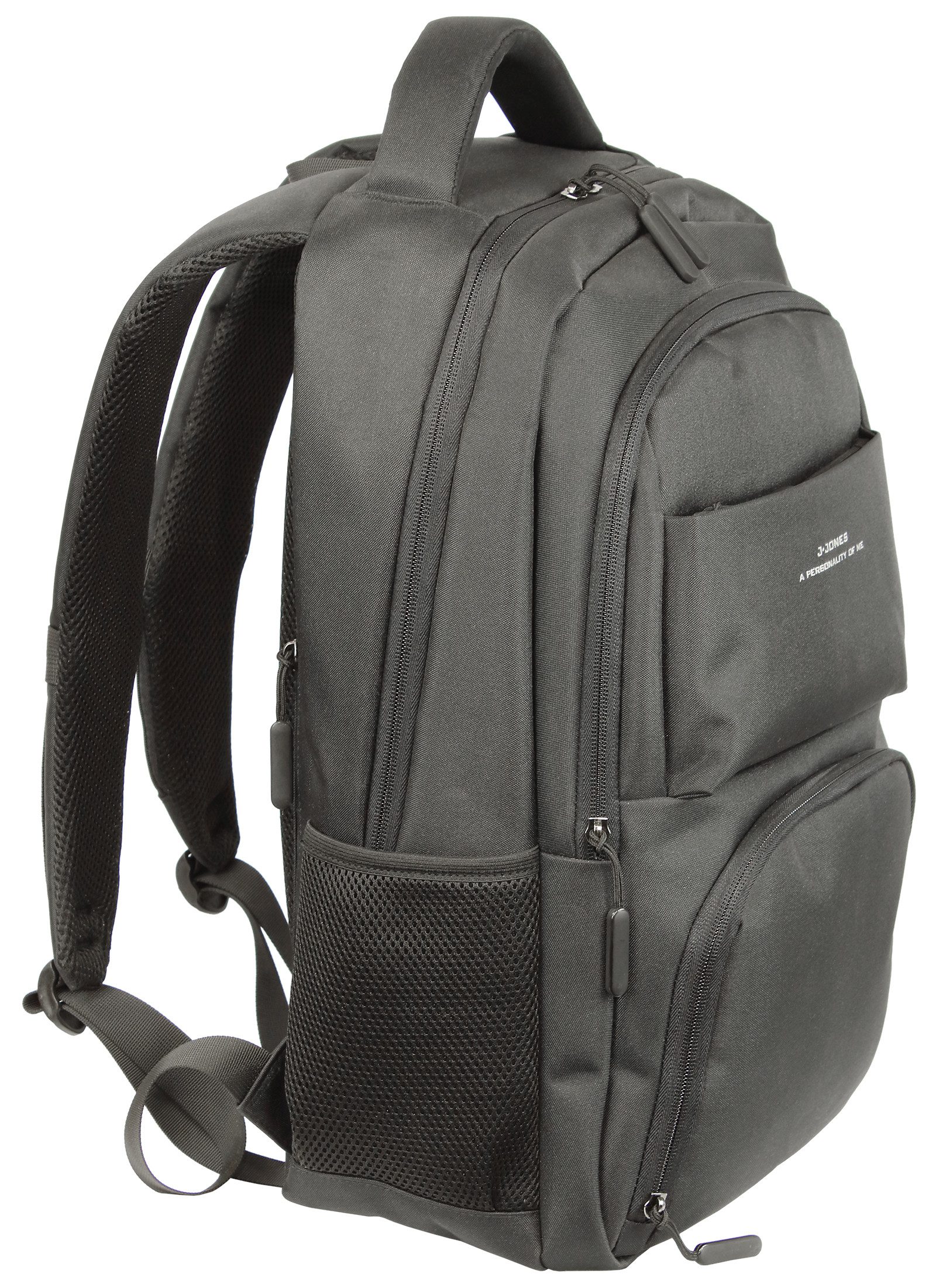 J JONES JENNIFER JONES Daypack Großer Business Rucksack mit Laptopfach 17" gepolstert, Organizerfach, mit Laptopfach