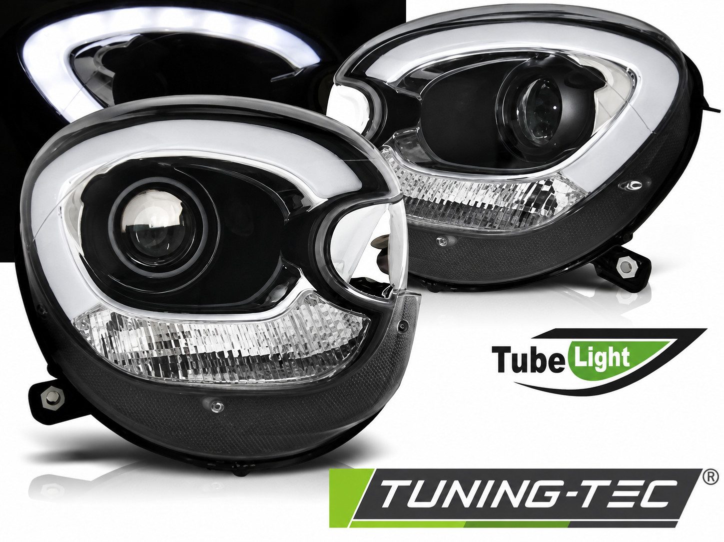 LLCTOOLS KFZ-Ersatzleuchte LED Scheinwerfer Passend für Mini R60 R61 10–16 Countryman Paceman