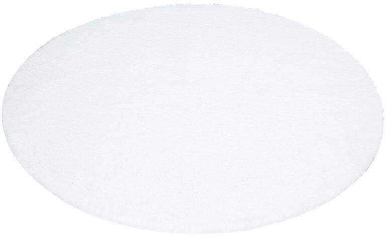 Carpet City Hochflor-Teppich City Shaggy, rund, Höhe: 30 mm, Teppich Langflor, Uni, Shaggy, flauschig-weich