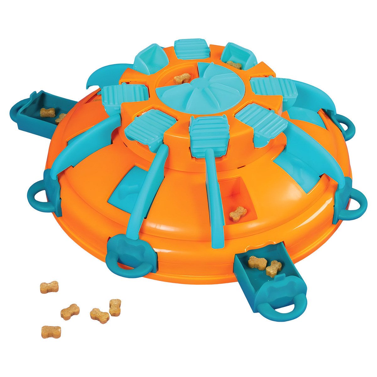 Nina Ottosson Tier-Intelligenzspielzeug Katzenspielzeug Tower of Treats orange