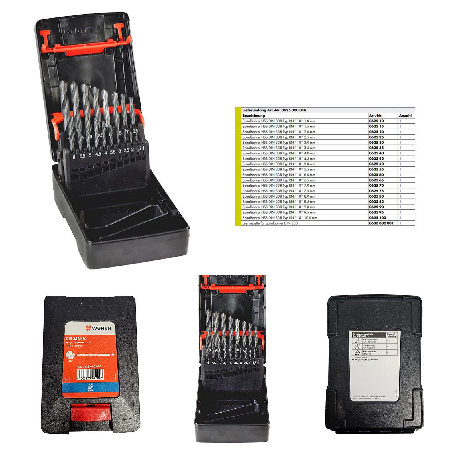 Würth Universalbohrer Würth HSS Spiral Bohrer günstig online kaufen