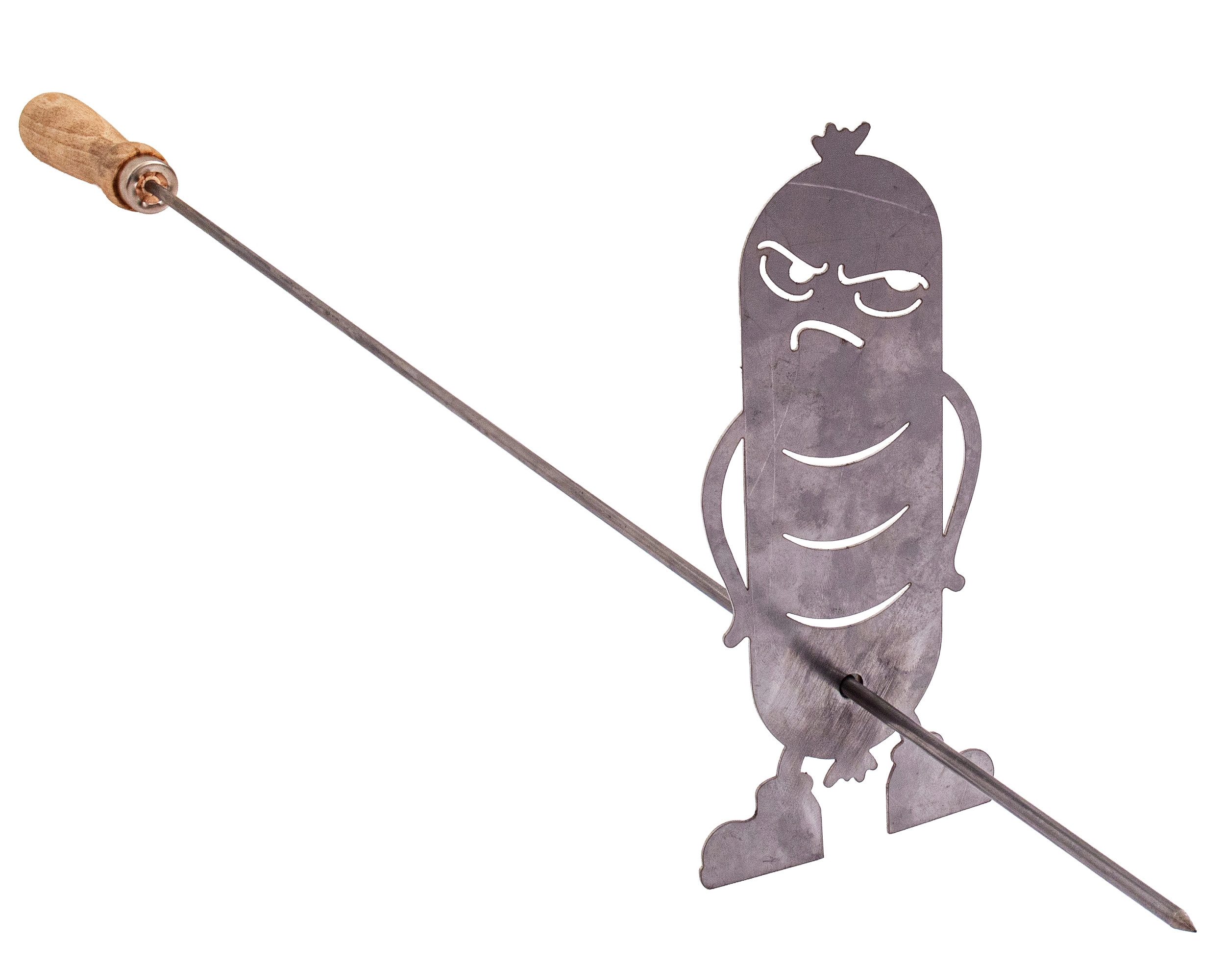 Ferrum Art Design Grillspieß Grillspieß Schaschlikspieß Fleischspieß Edelstahl 66,5cm Ferrum Mr.