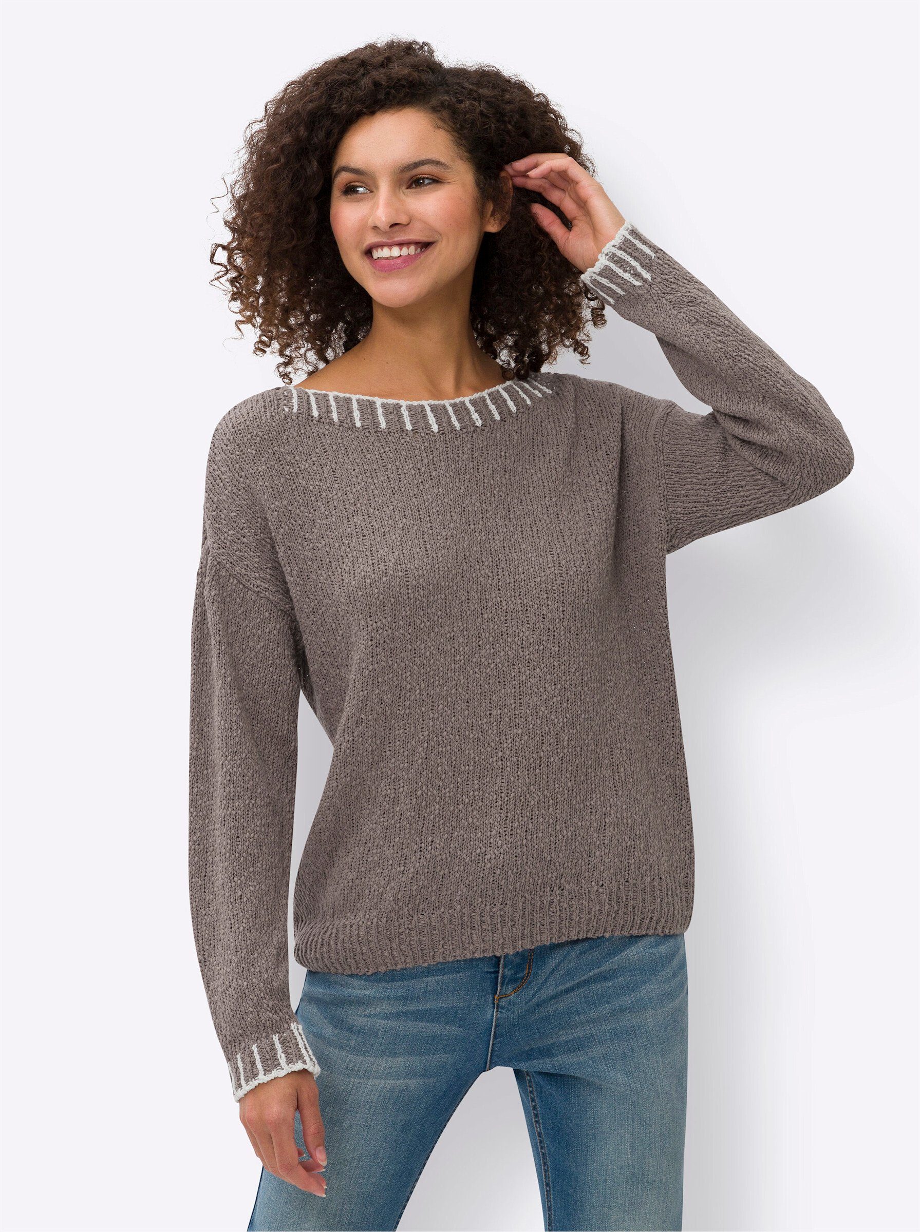 heine Strickpullover Rundhalspullover günstig online kaufen