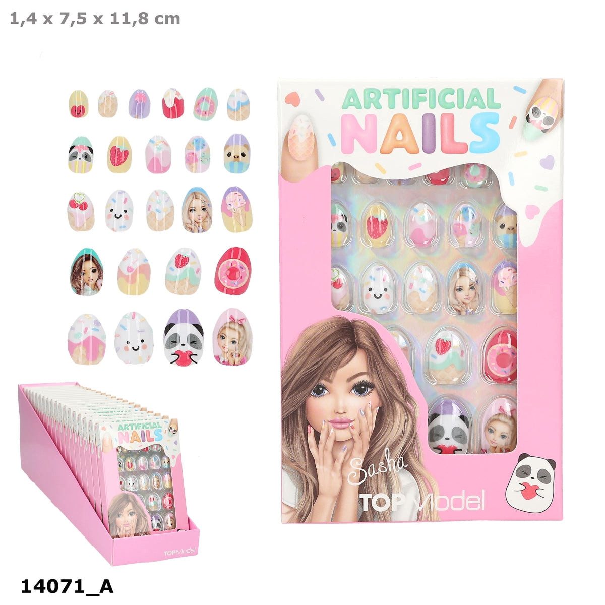 Depesche Spiel DEPESCHE TOPModel Kunstnägel CANDY GLAM 24 Stück