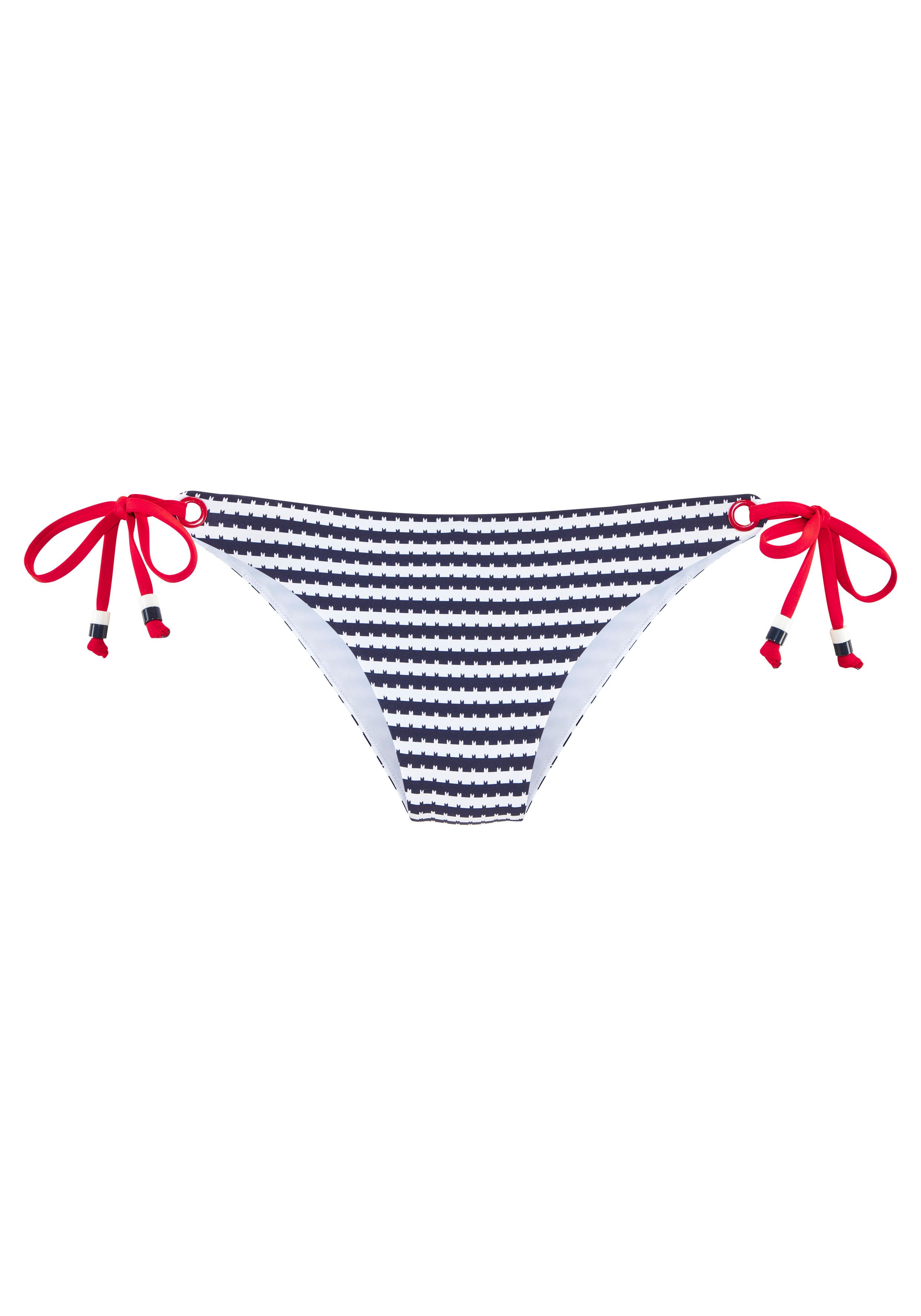 s.Oliver Bikini-Hose Elain mit kontrastfarbigen Zierringen