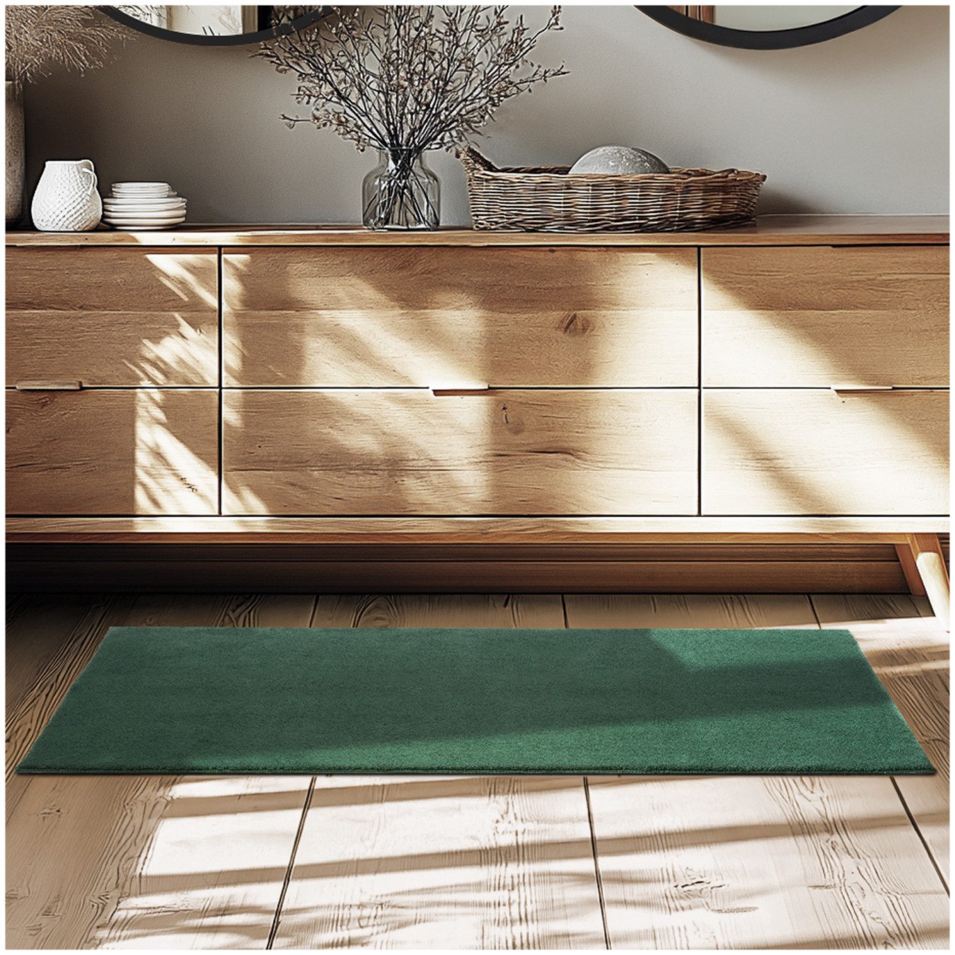 tectake Teppich Kurzflorteppich Soft Zone verschiedene Größen und Farben, R günstig online kaufen