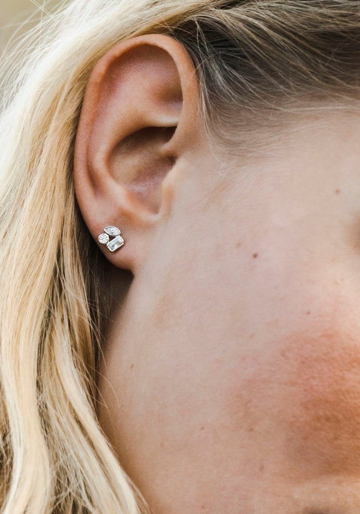 Noelani Paar Ohrstecker 2036101, mit Zirkonia (synth)