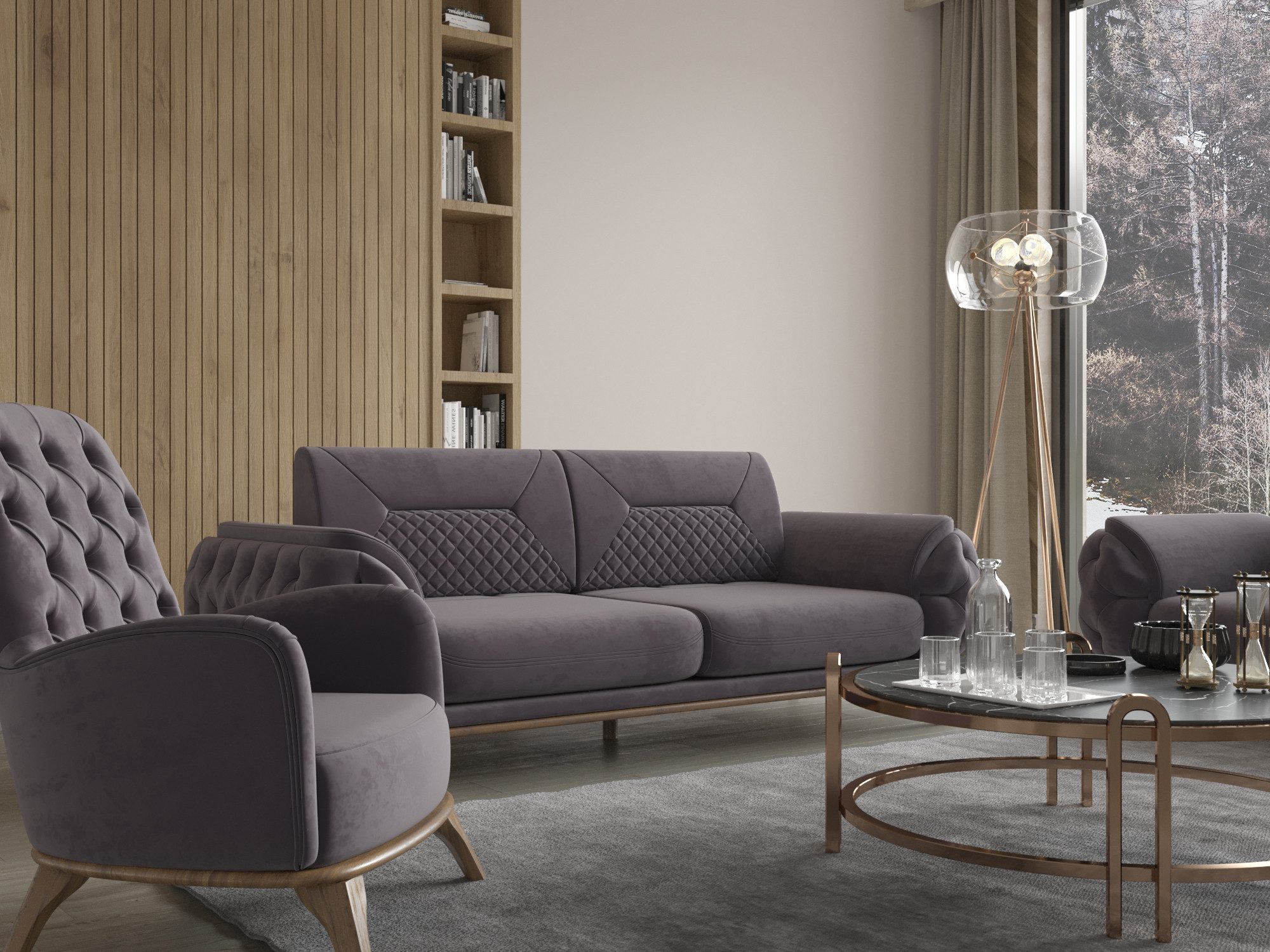Möbeldreams Sofa Sofa-Set Ema 3-3-1 Modern günstig online kaufen