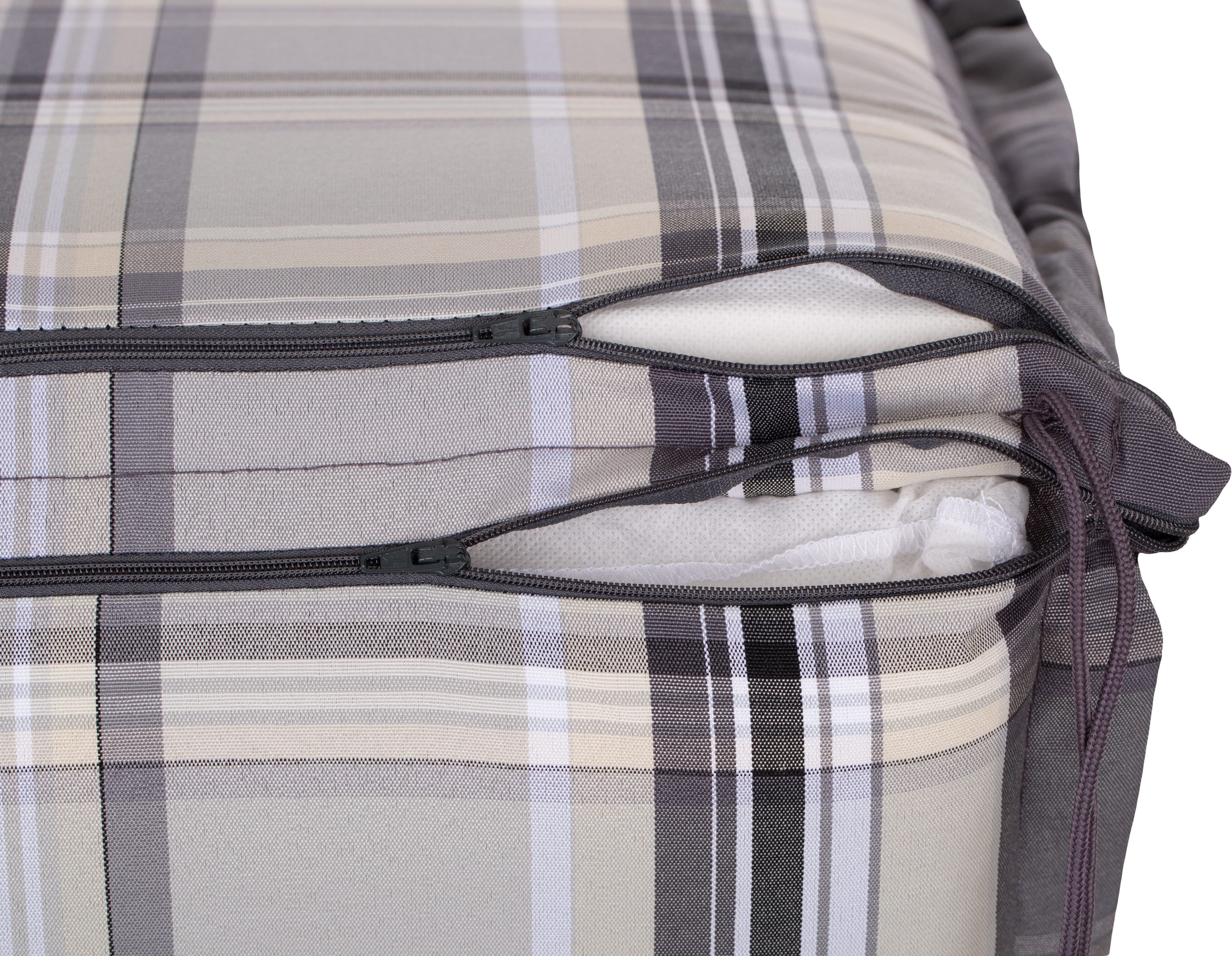 beo Hochlehnerauflage Hochlehner Saumauflage Ascot: Zip, Bindebänder