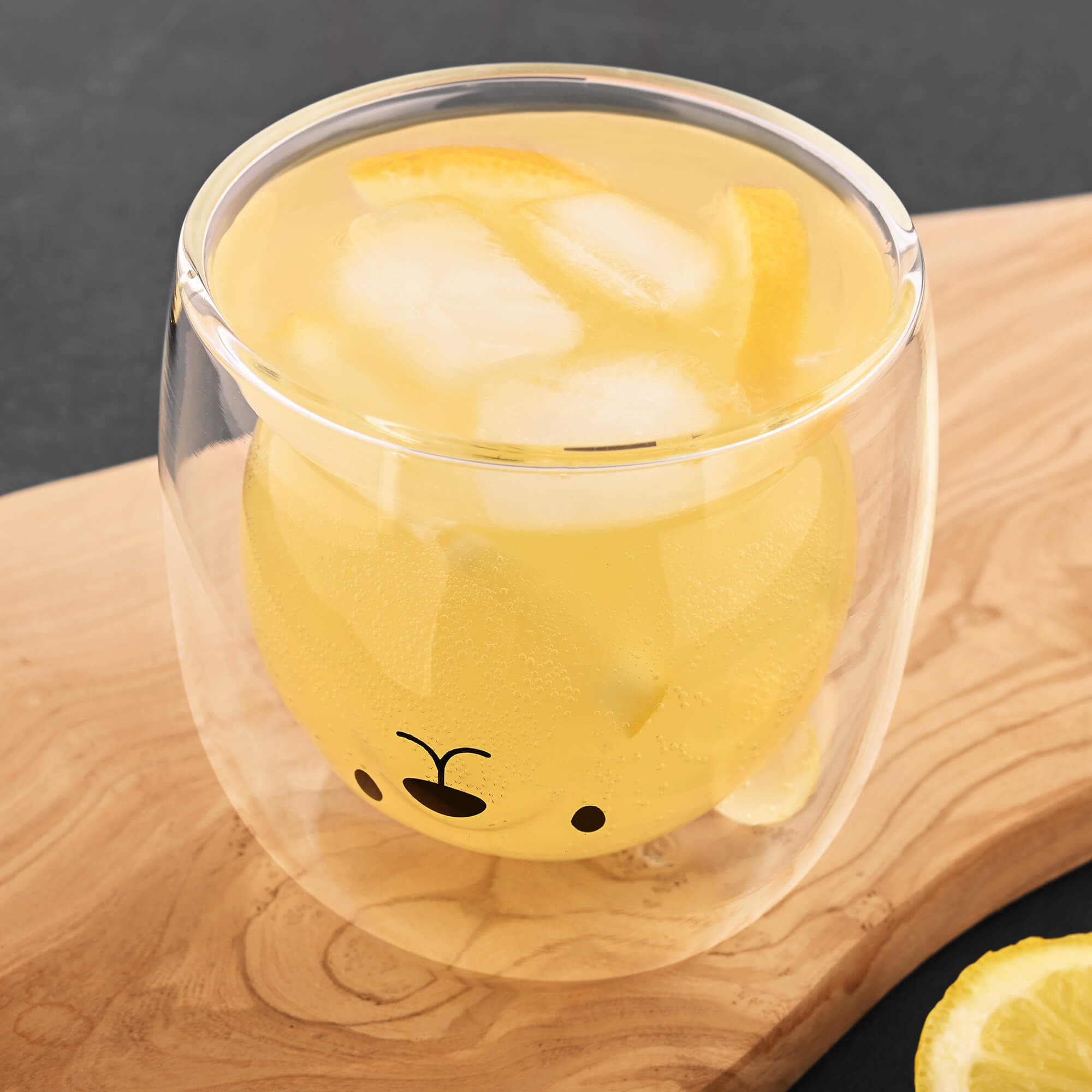 GRÄWE Glas GRÄWE Doppelwandige-Thermogläser, 250ml, 2er Set, Motiv Bär, Glas – Bild 4 von 5