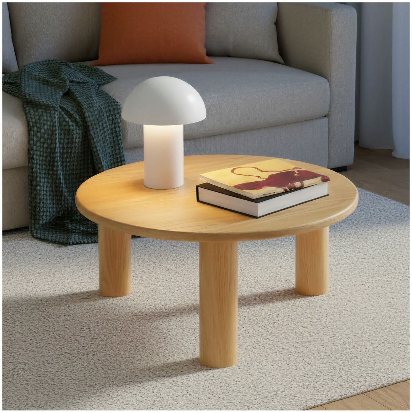 tectake Couchtisch Sofatisch "Sisi", Beine aus Massivholz, besonders pflege günstig online kaufen