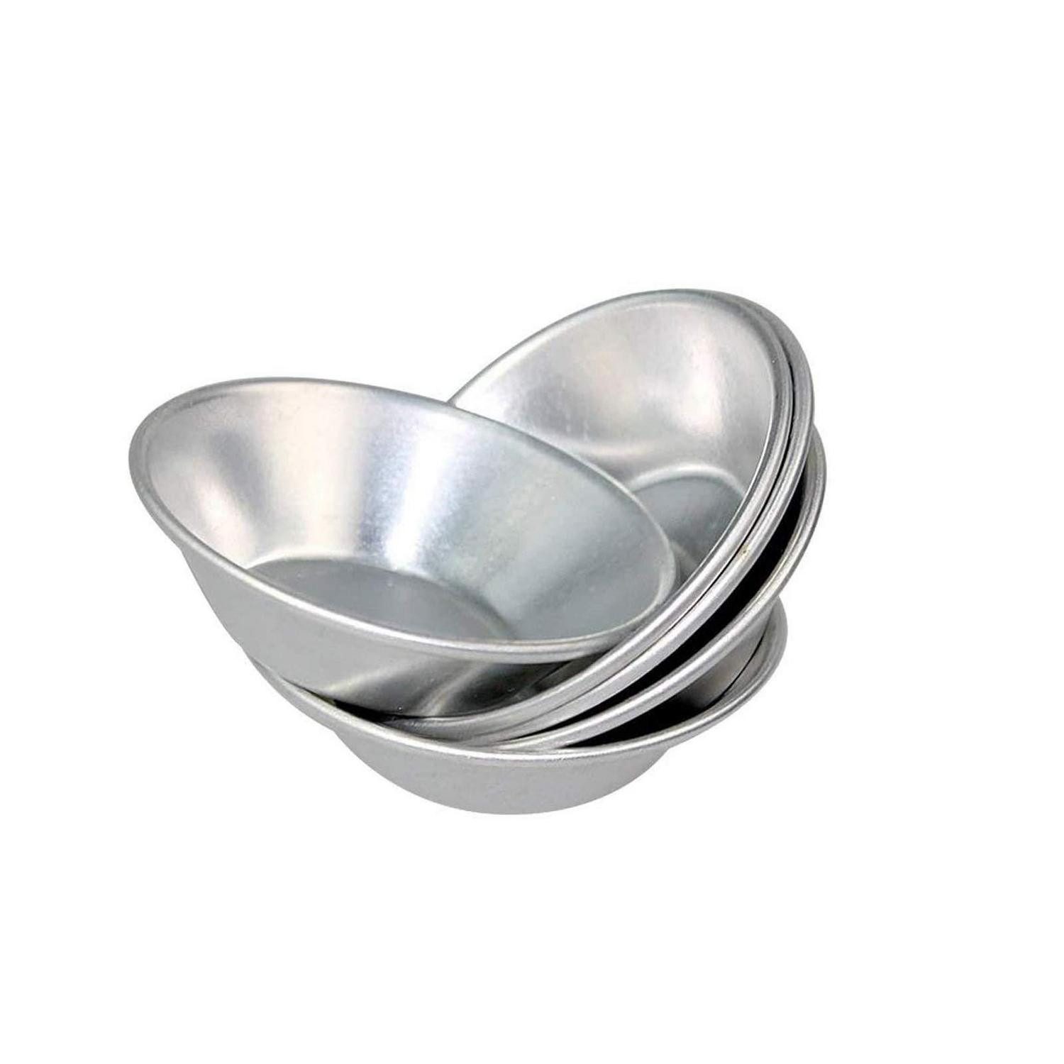 LuxusKollektion Muffinform Backformen Aluminium 24 Stk. 7cm rund, (24-tlg)