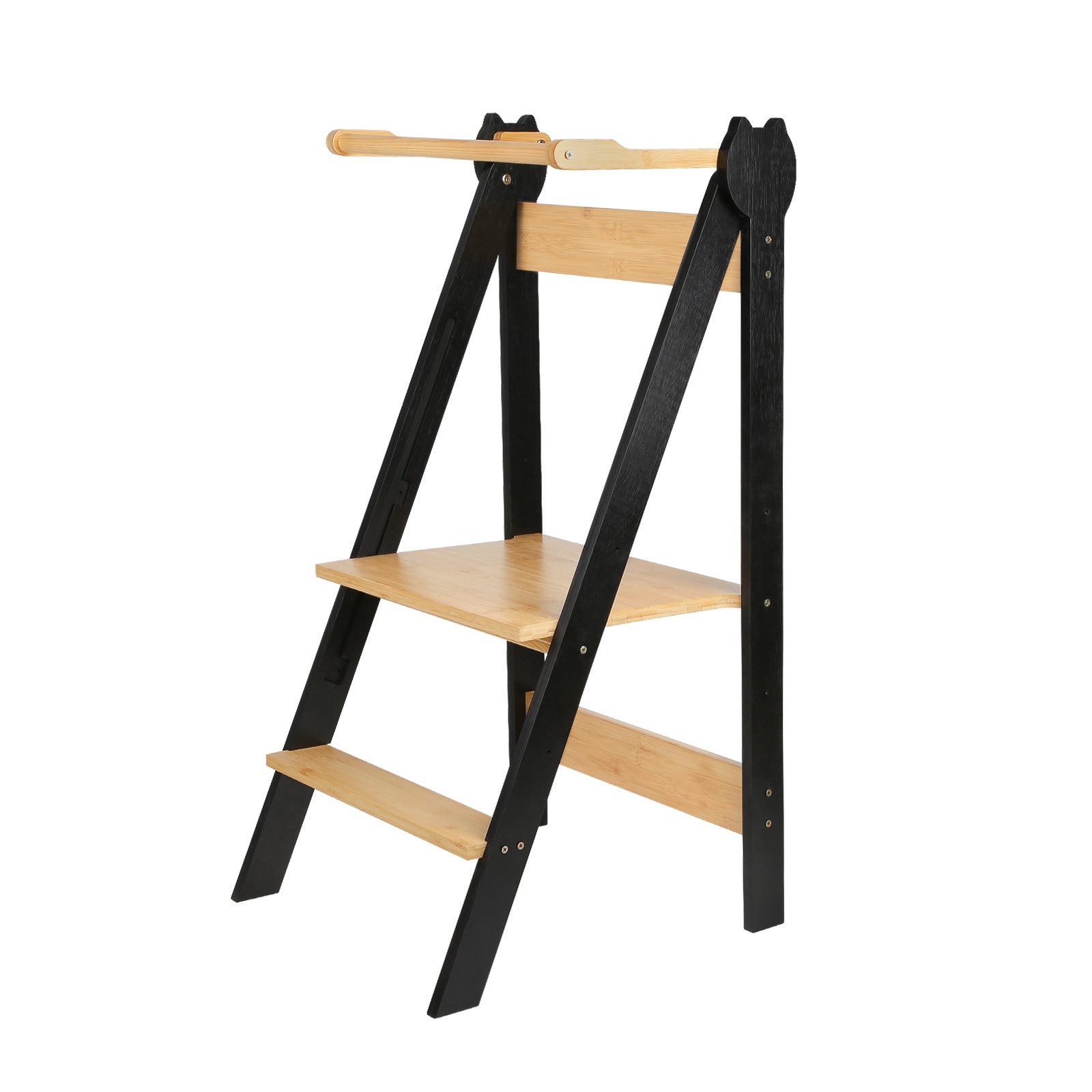 JEOBEST Stehhilfe Learning Tower Tritthocker mitSicherheitsschiene,Kindertr günstig online kaufen