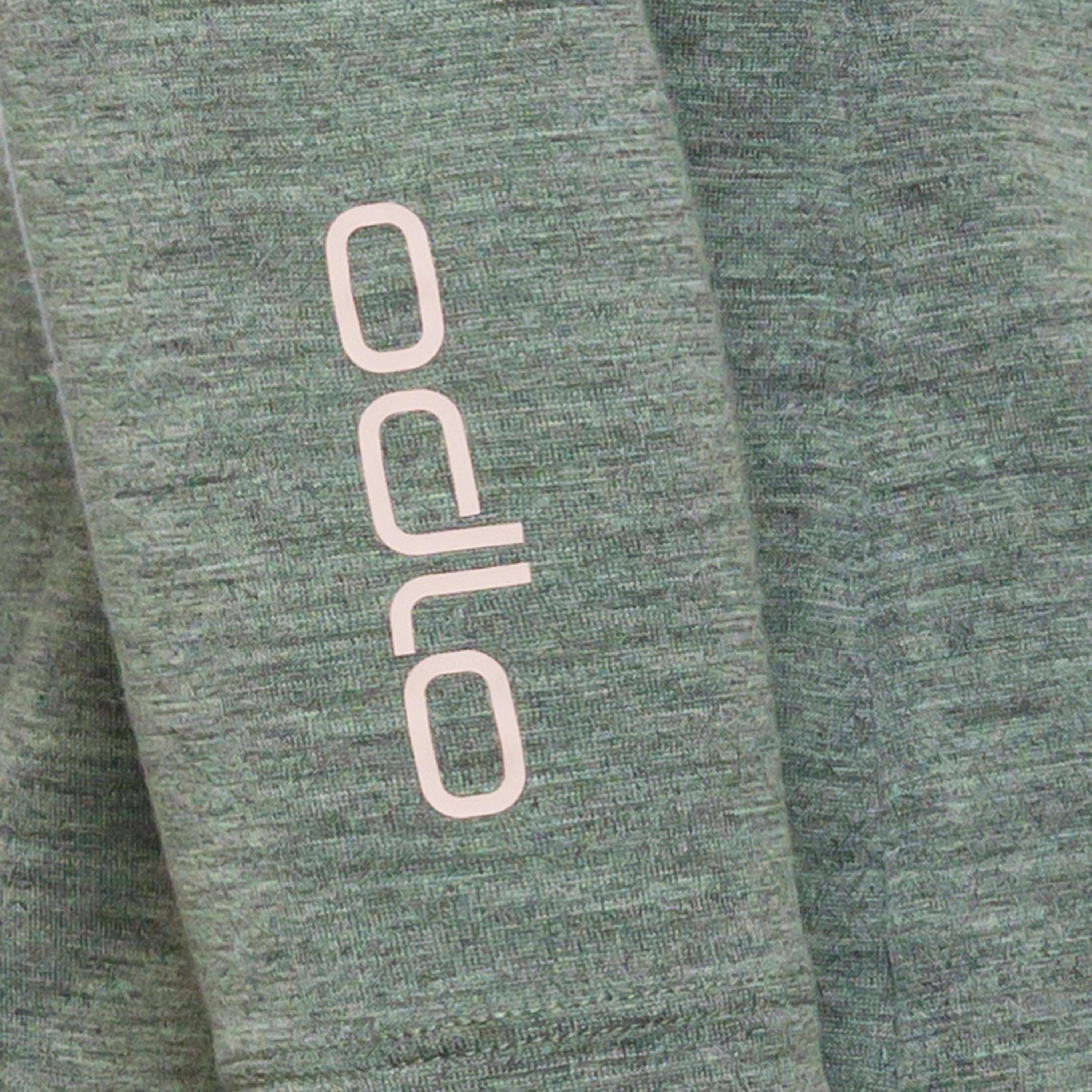melange Odlo grey 150 Revelstoke green-dark matte Performance Wool Funktionsshirt