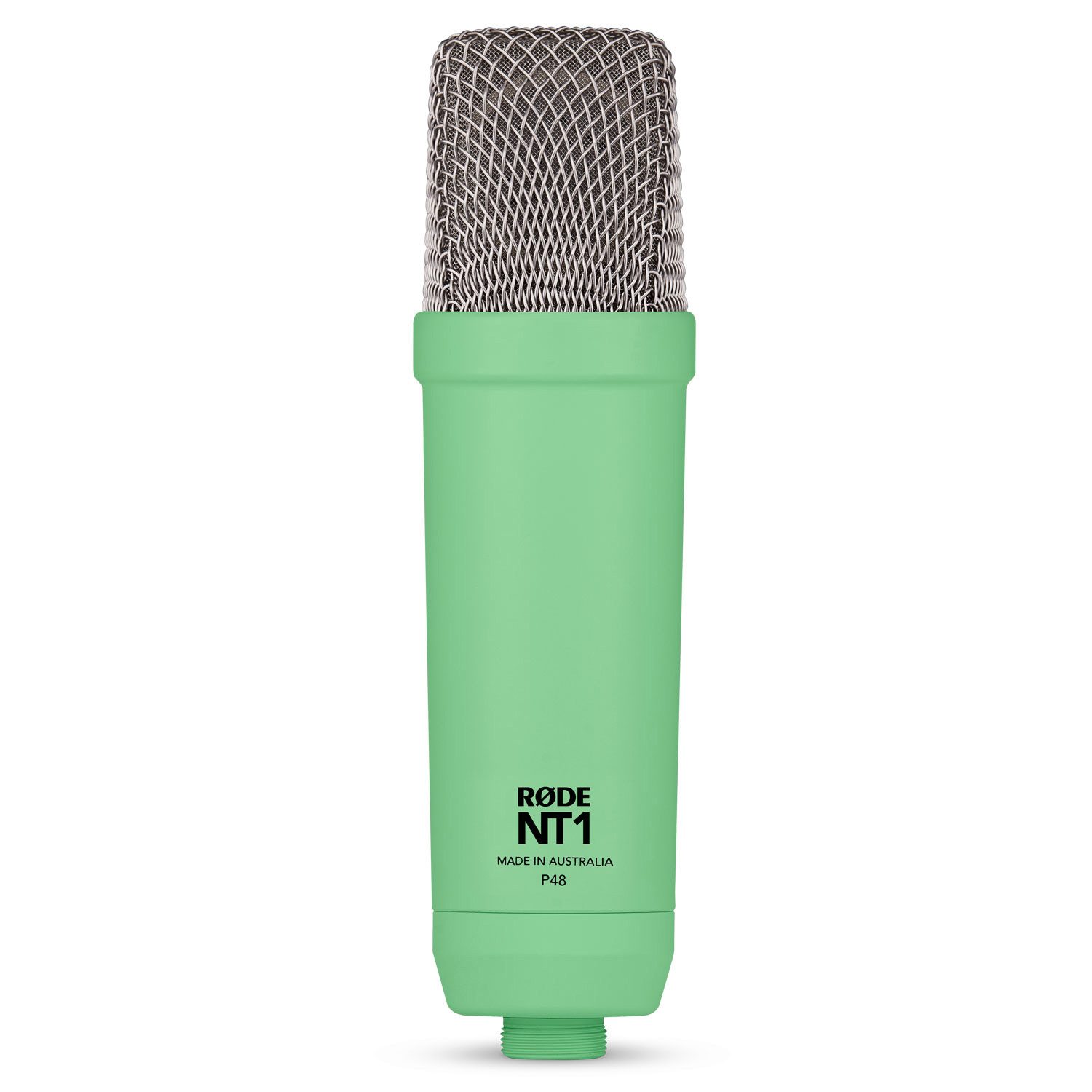 RØDE Mikrofon Rode NT1 Signature Green Mikrofon Grün mit Stativ (Studio-Mikrofon Grün), mit Mikrofonständer