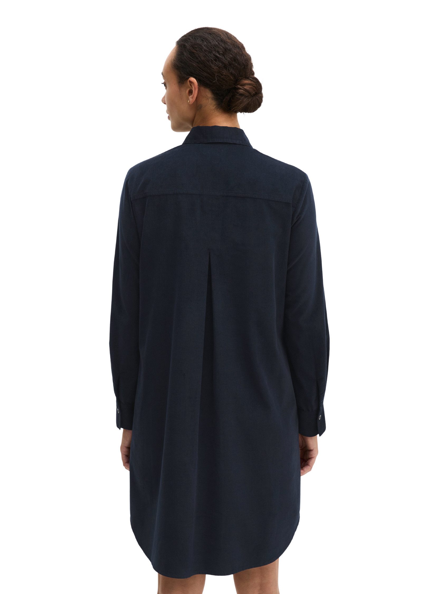 Marc O'Polo Hemdblusenkleid in samtiger Cord-Qualität