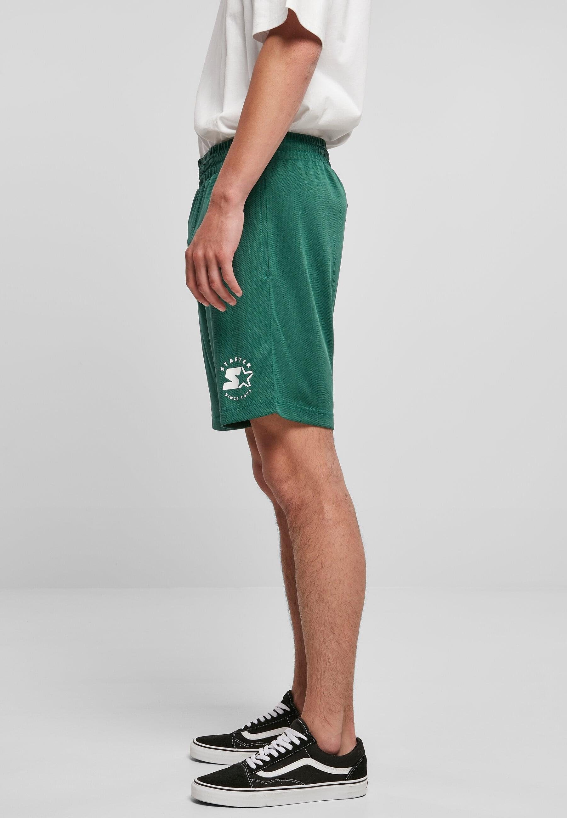 Starter Black darkfreshgreen Label (1-tlg) Herren Shorts Starter Mesh Shorts Team