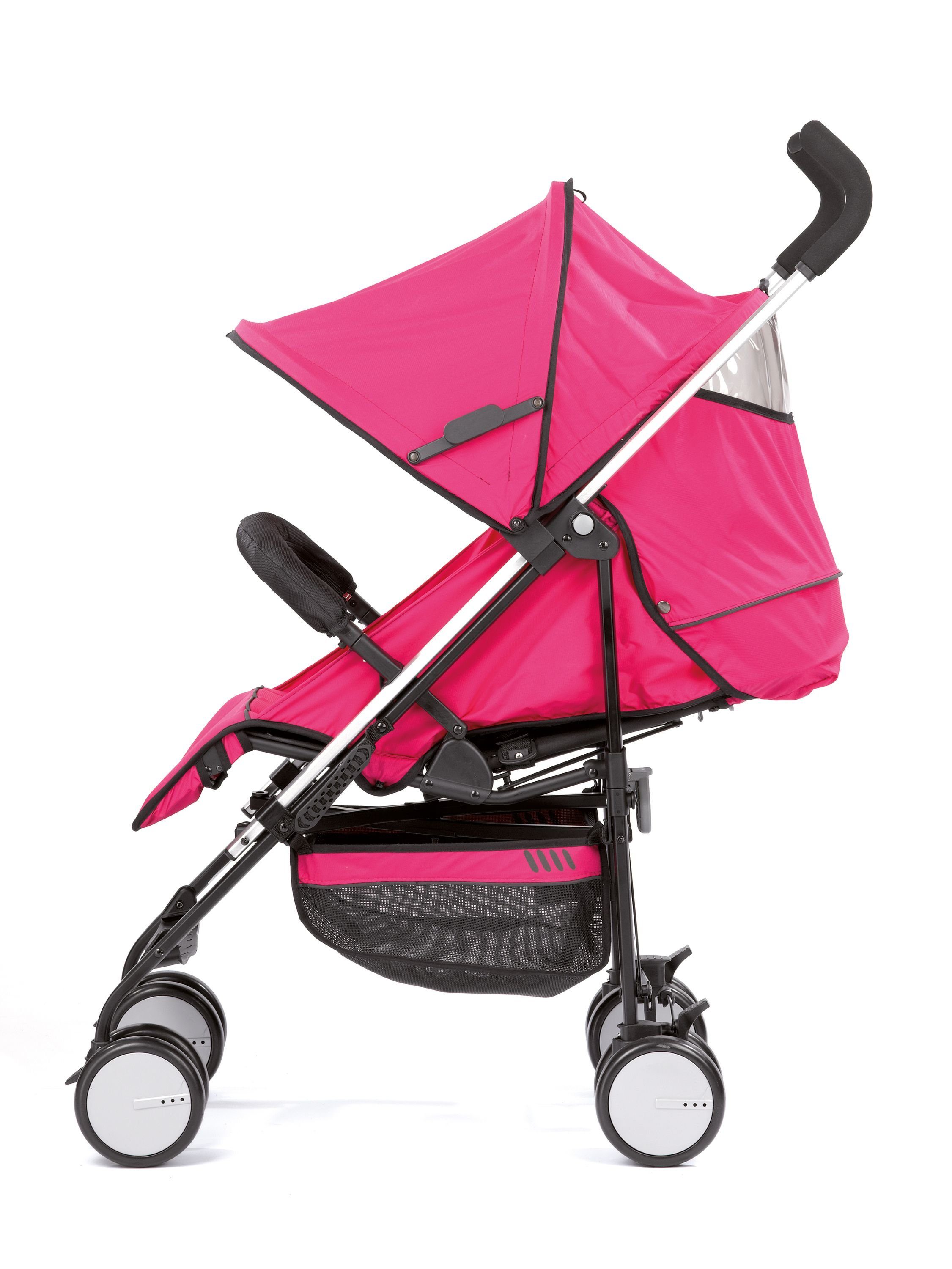 Gesslein Sportbuggy, Buggy S5 Sportwagen Reisebuggy Kinderwagen klein 4+4 leicht Pink