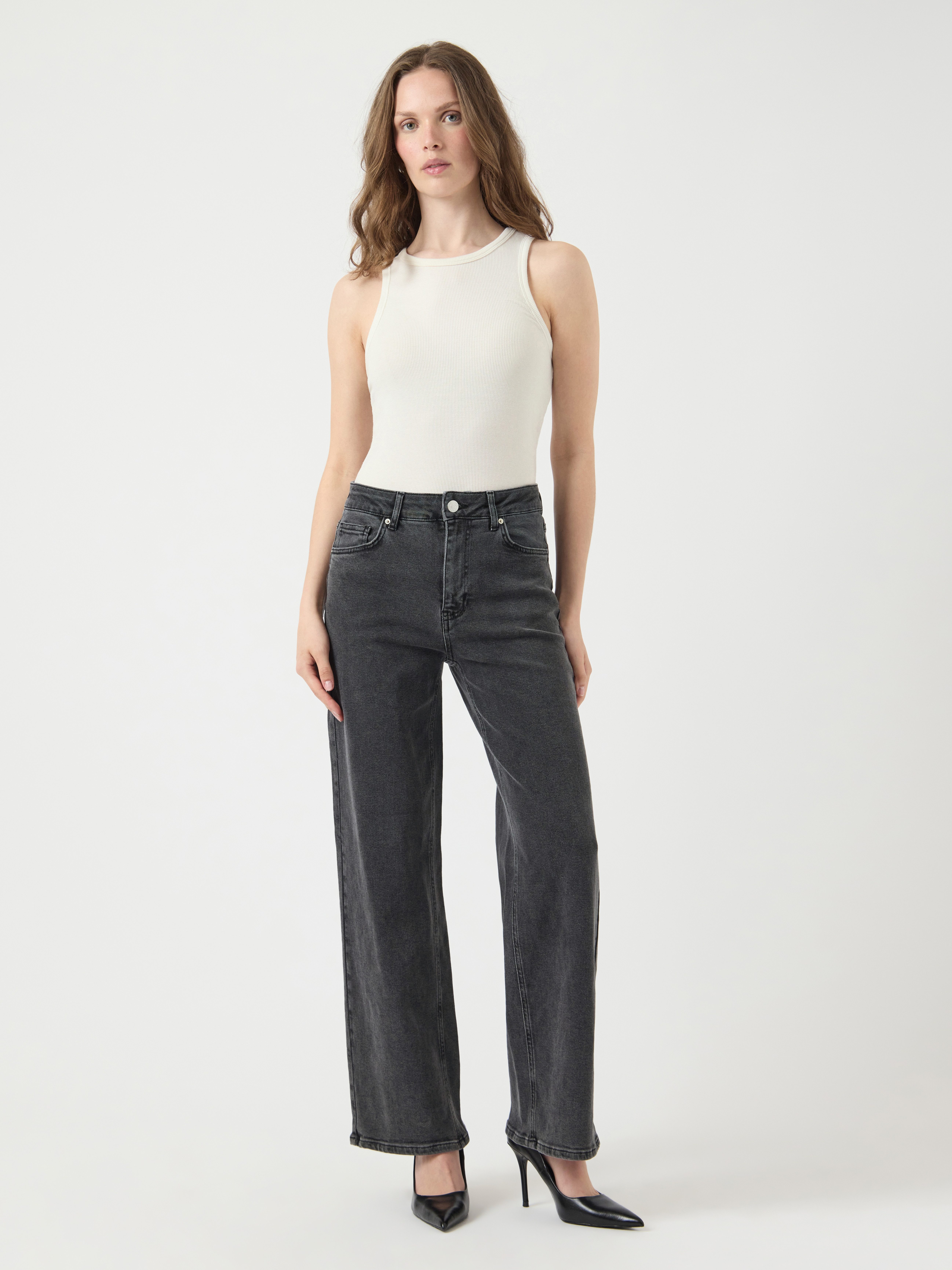 Y.A.S High-waist-Jeans YASROSIE HW DENIM JEANS S. NOOS