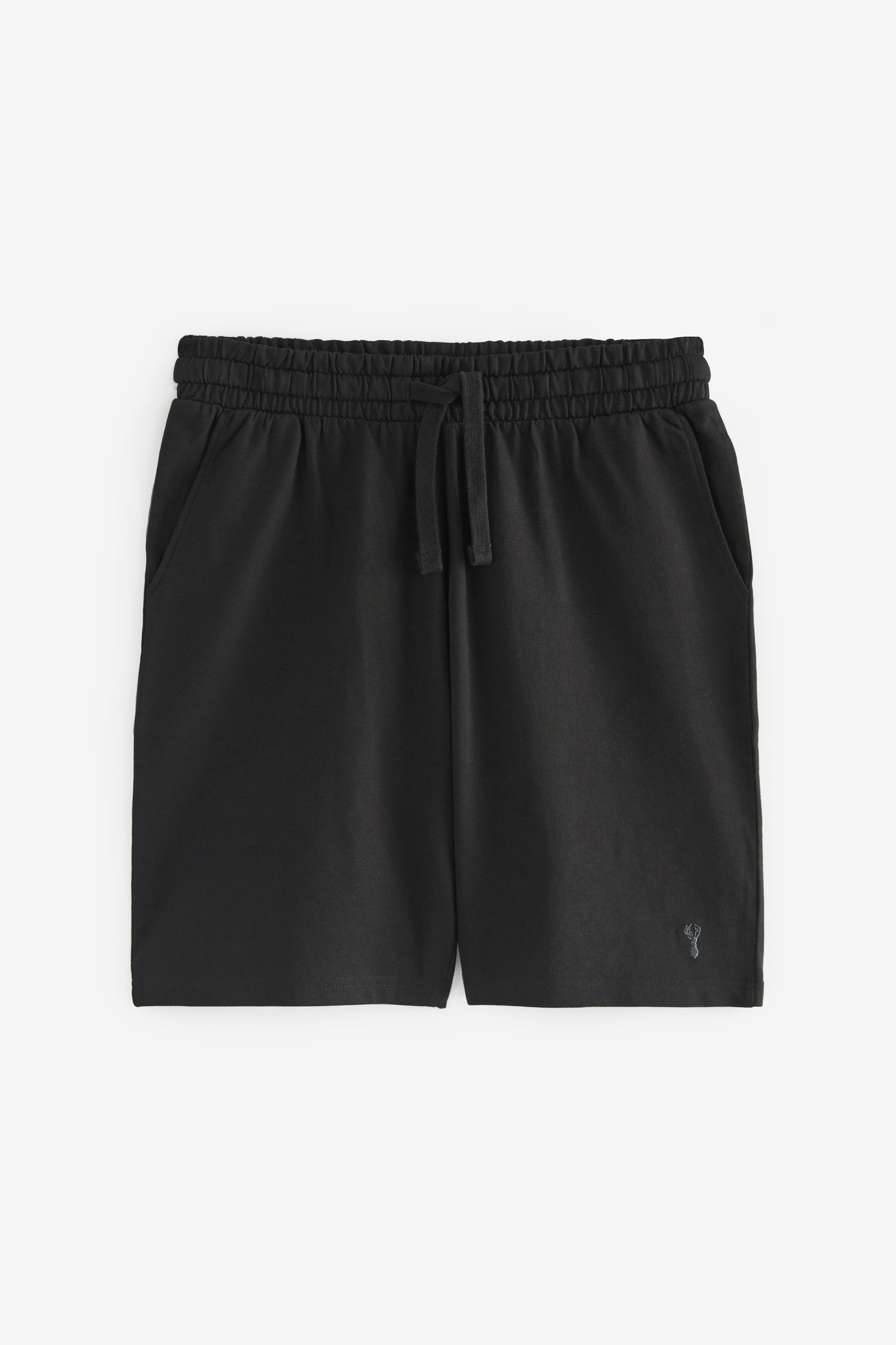 Schlafshorts Shorts, Black/Grey/Tan Leichte Next (3-tlg) 3er-Pack Brown