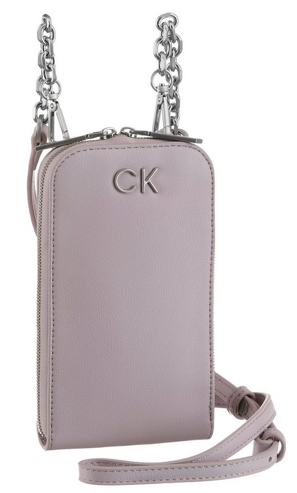 Calvin Klein Handytasche RE-LOCK PHONE CROSSBODY PBL, mit Marken-Emblem  vorne