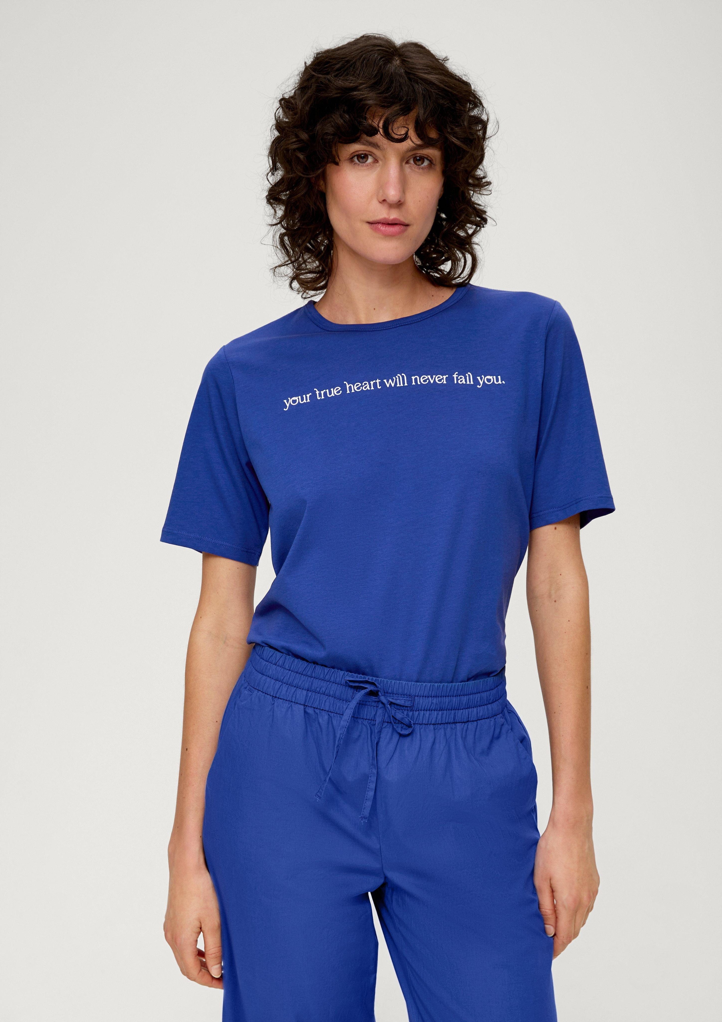 Kurzarmshirt T-Shirt mit Frontprint
