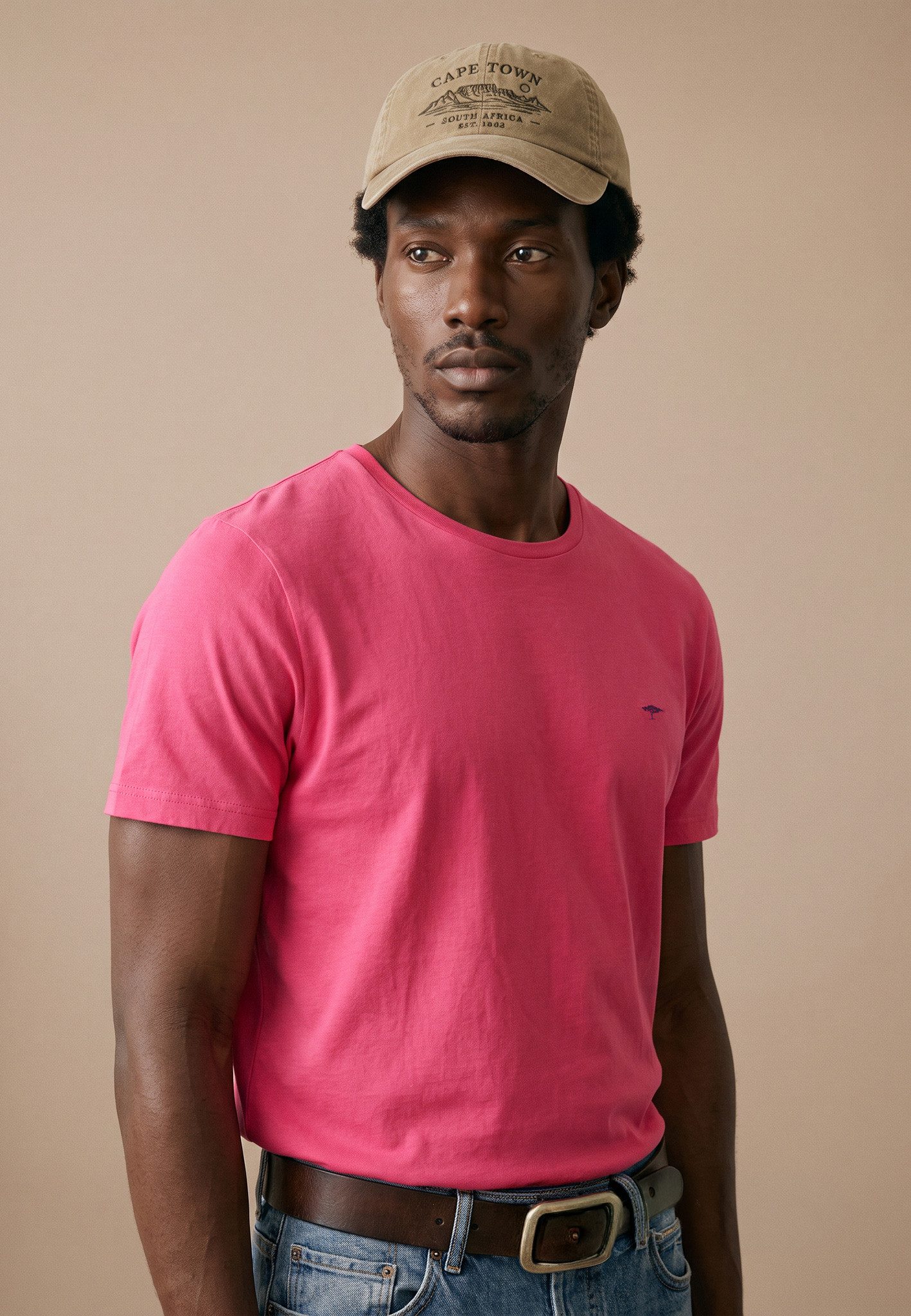 FYNCH-HATTON T-Shirt mit Logo-Stickerei