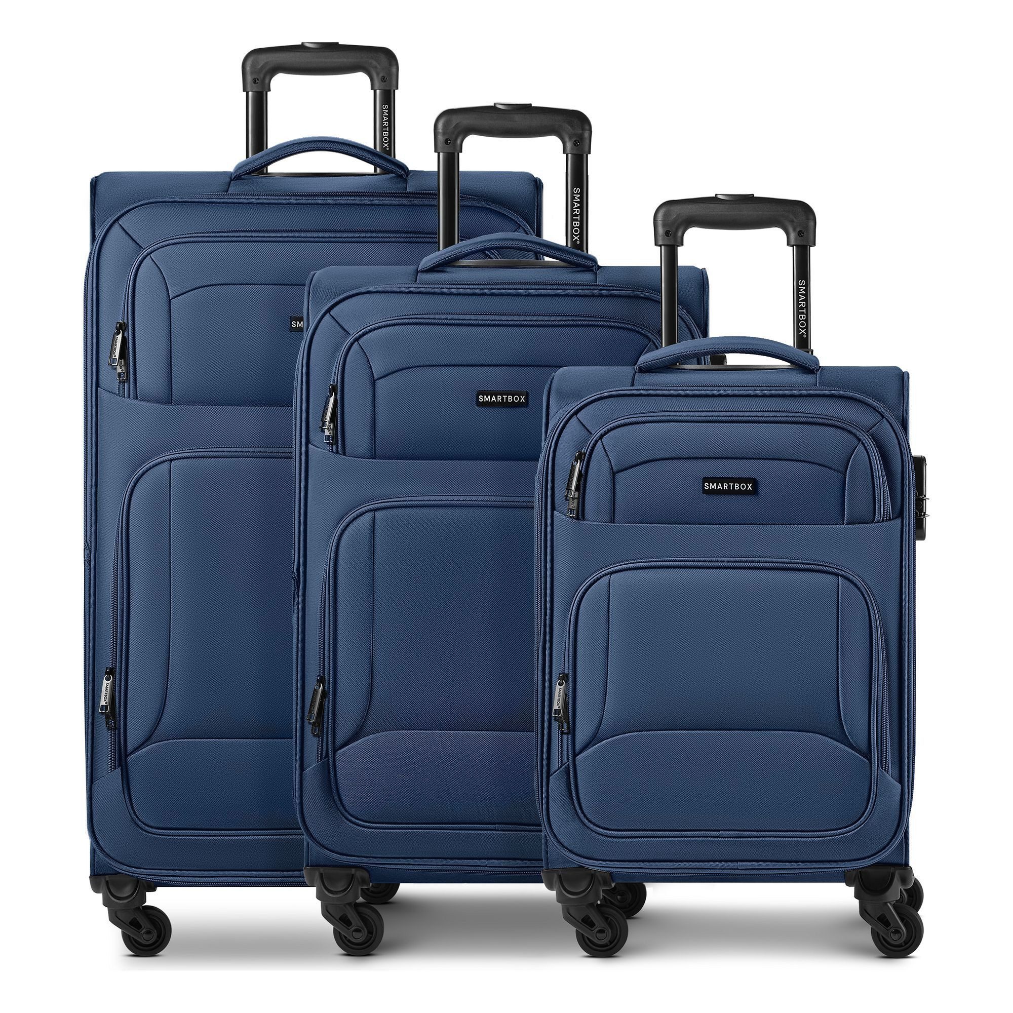 Smartbox Kofferset Edition 04 4 Rollen Kofferset 3-teilig mit Dehnfalte, (Set)