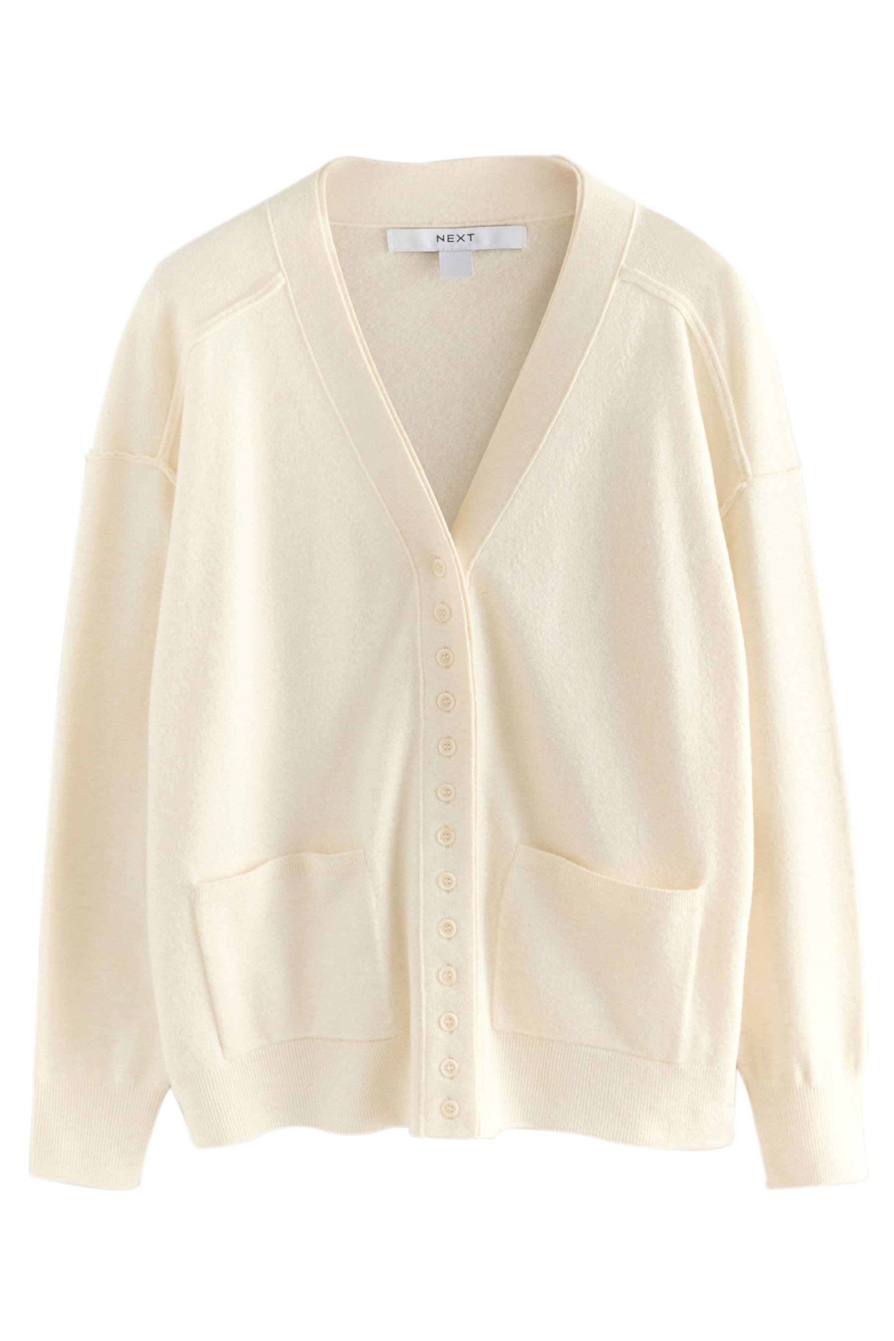 Next Strickjacke Superweiche Strickjacke mit V-Ausschnitt günstig online kaufen