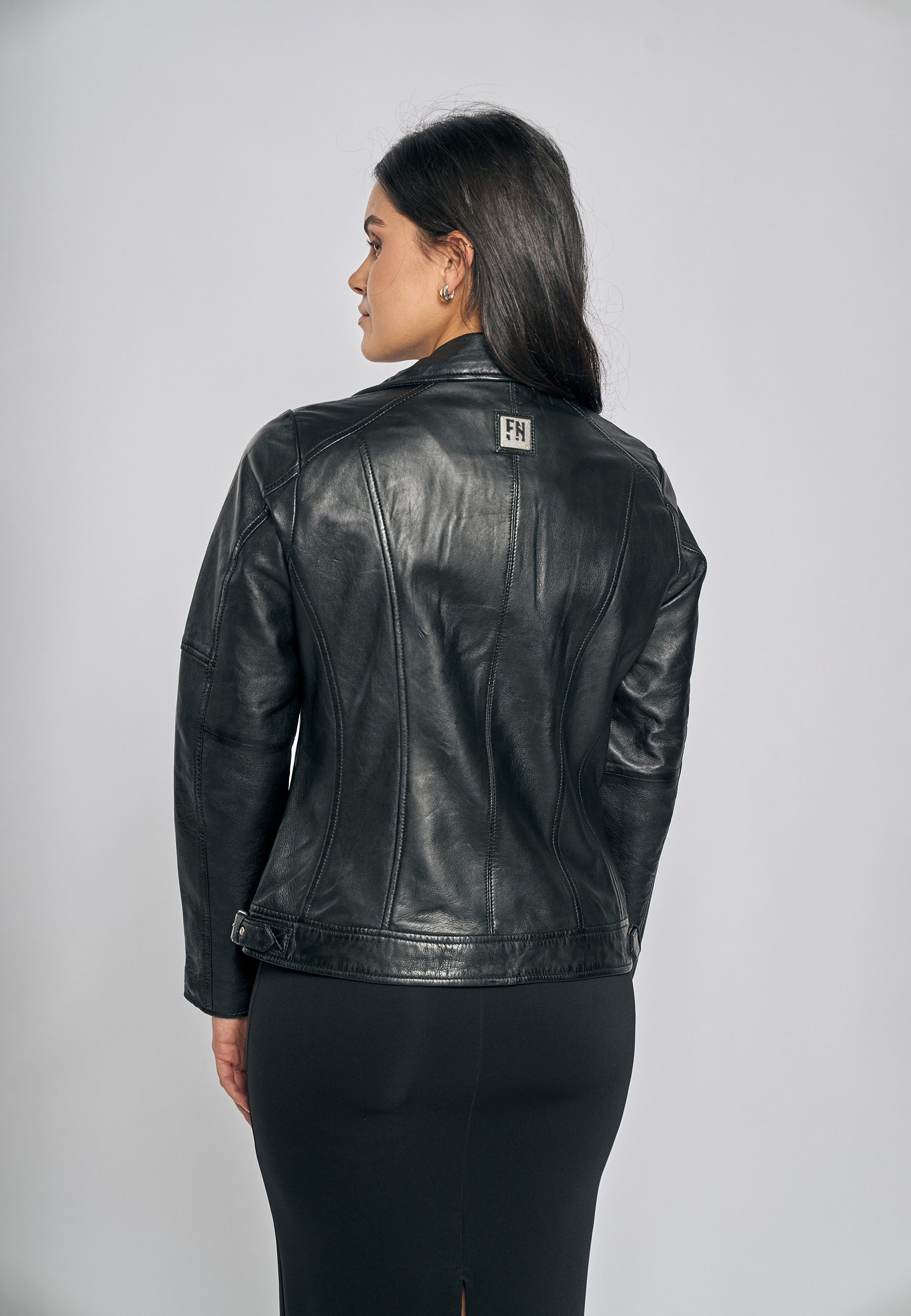 Freaky Nation Lederjacke Aliet-FN