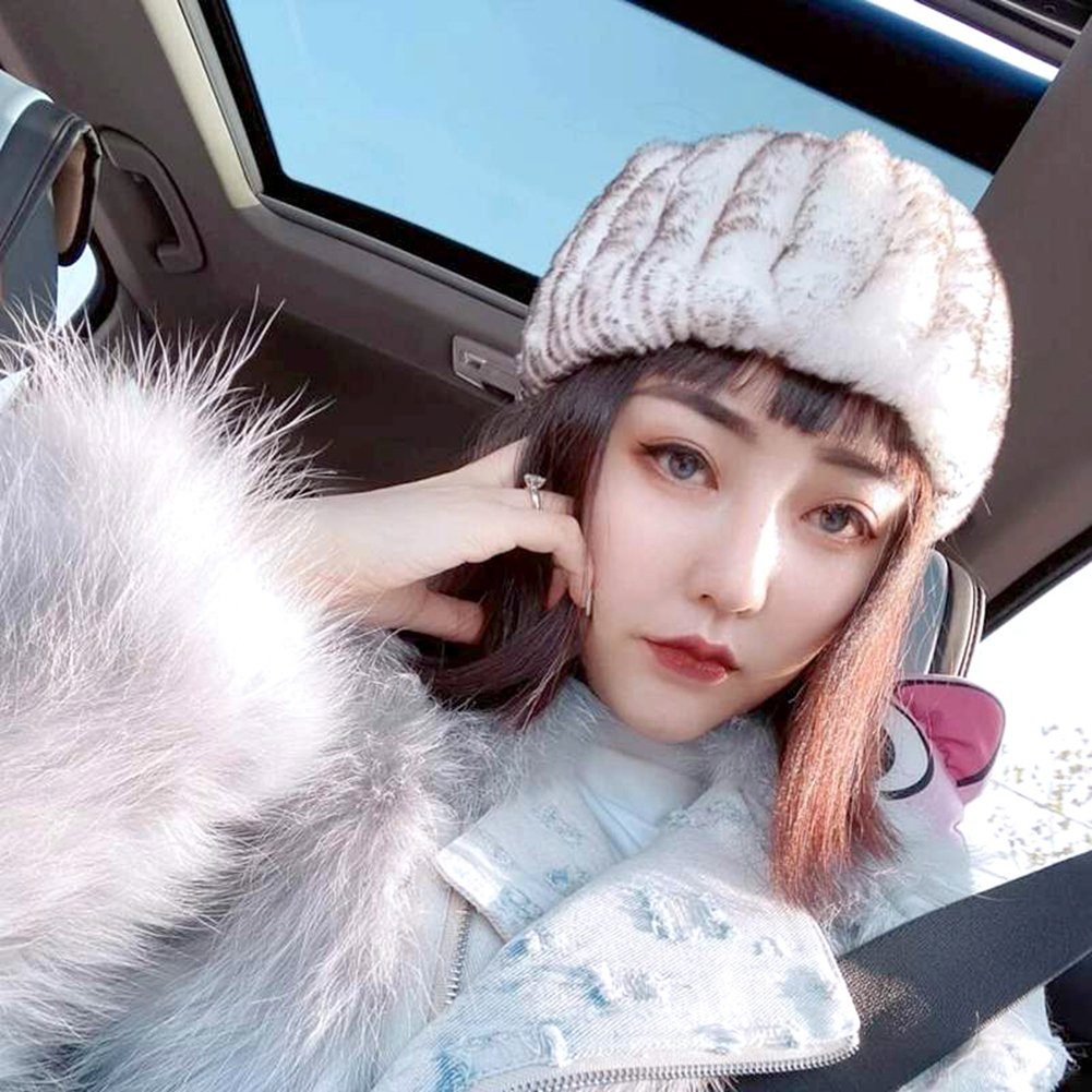 Wärmend Winddicht, Blusmart color 6 Damen-Winter-Stirnbandschal, Zwei-in-eins, Modeschal