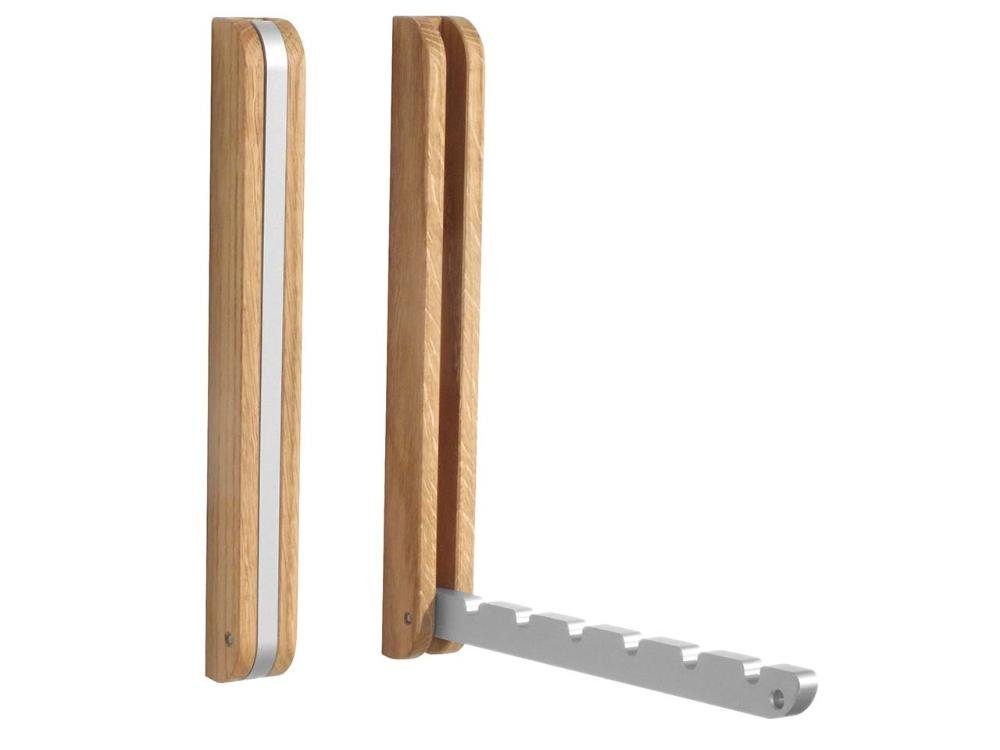 side by side Wandhaken SIDE BY SIDE Wandhaken aus Eiche und Aluminium