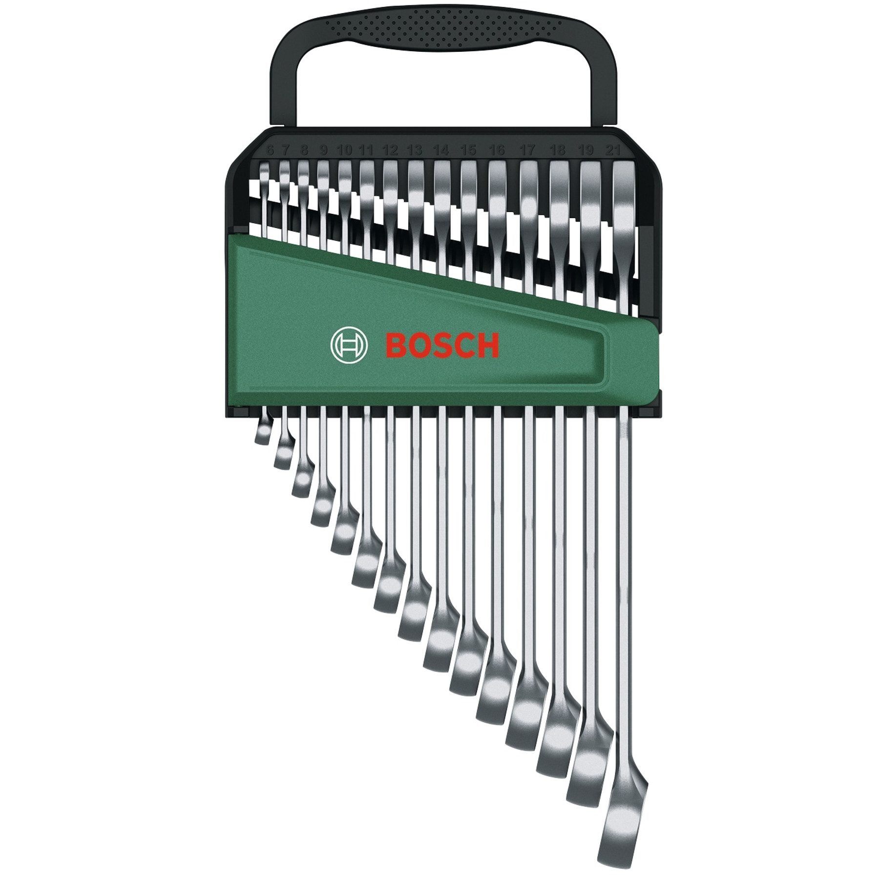 BOSCH Schraube BOSCH Ringmaulschlüssel-Set, 1600A02Z9E, 15-teilig